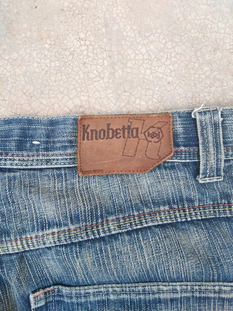 Jean Vintage Y2k Knobetta Baggy Jeans 34x30 Size US 34 / EU 50 - 3 Thumbnail