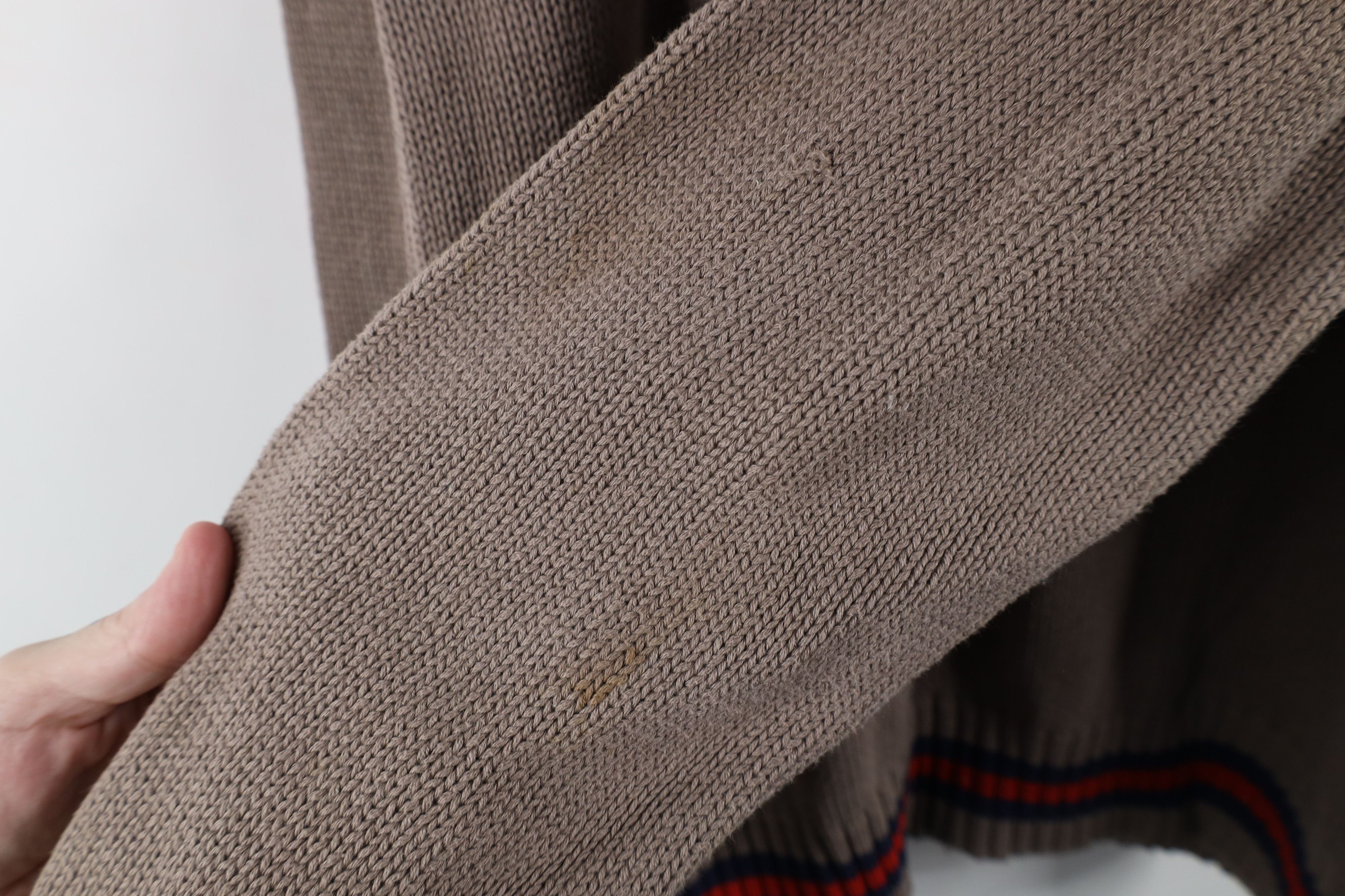 Vintage Vintage 90s Streetwear Striped Knit Collared Sweater Size US M / EU 48-50 / 2 - 8 Thumbnail