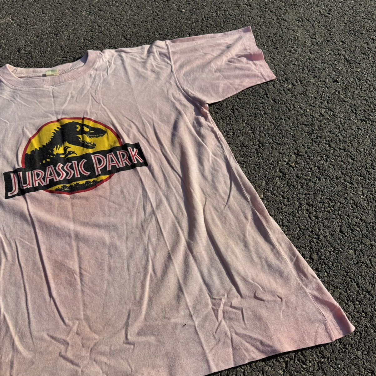 Other 90s Vintage Jurassic Park Single Stitch Movie Pink Tie Dye Size US L / EU 52-54 / 3 - 6 Thumbnail