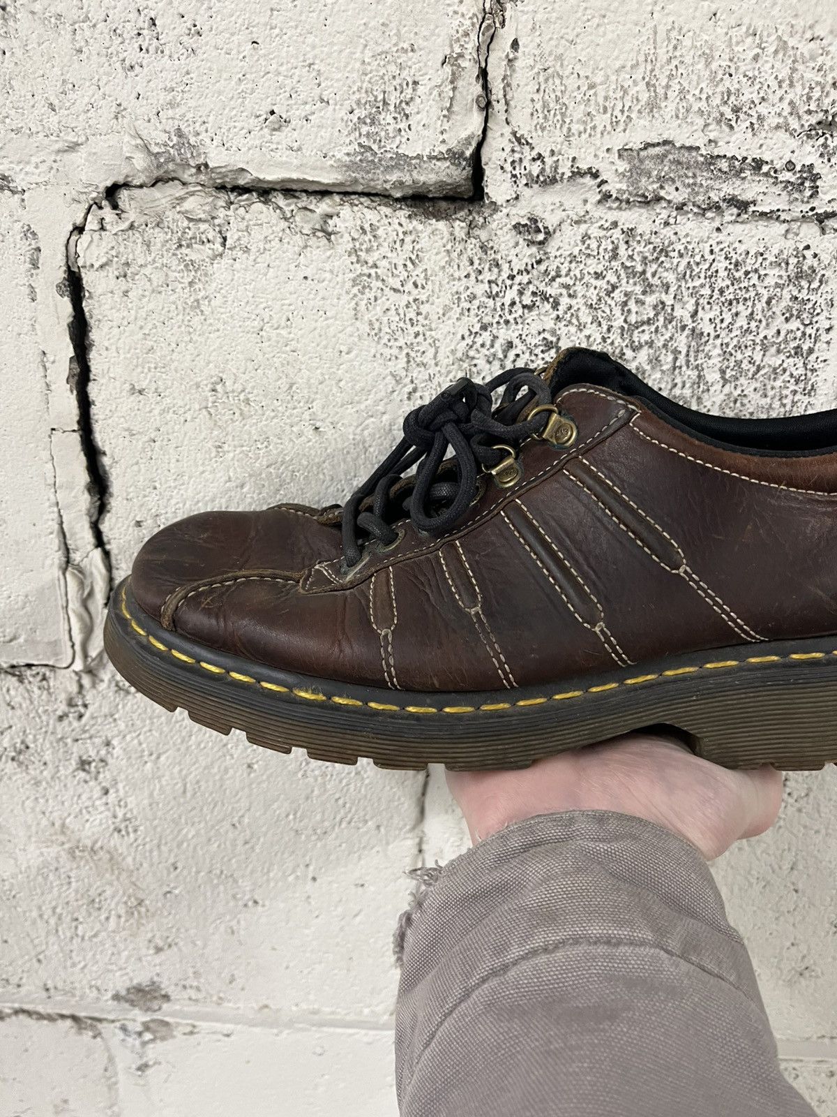 Dr. Martens Dr.marten vintage leather boots rare 90s streetwear preppy Size US 10 / EU 43 - 3 Thumbnail