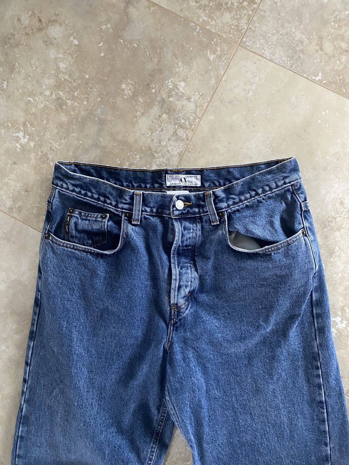 Armani Vintage Armani Baggy Jeans Made in Usa Size US 34 / EU 50 - 8 Thumbnail