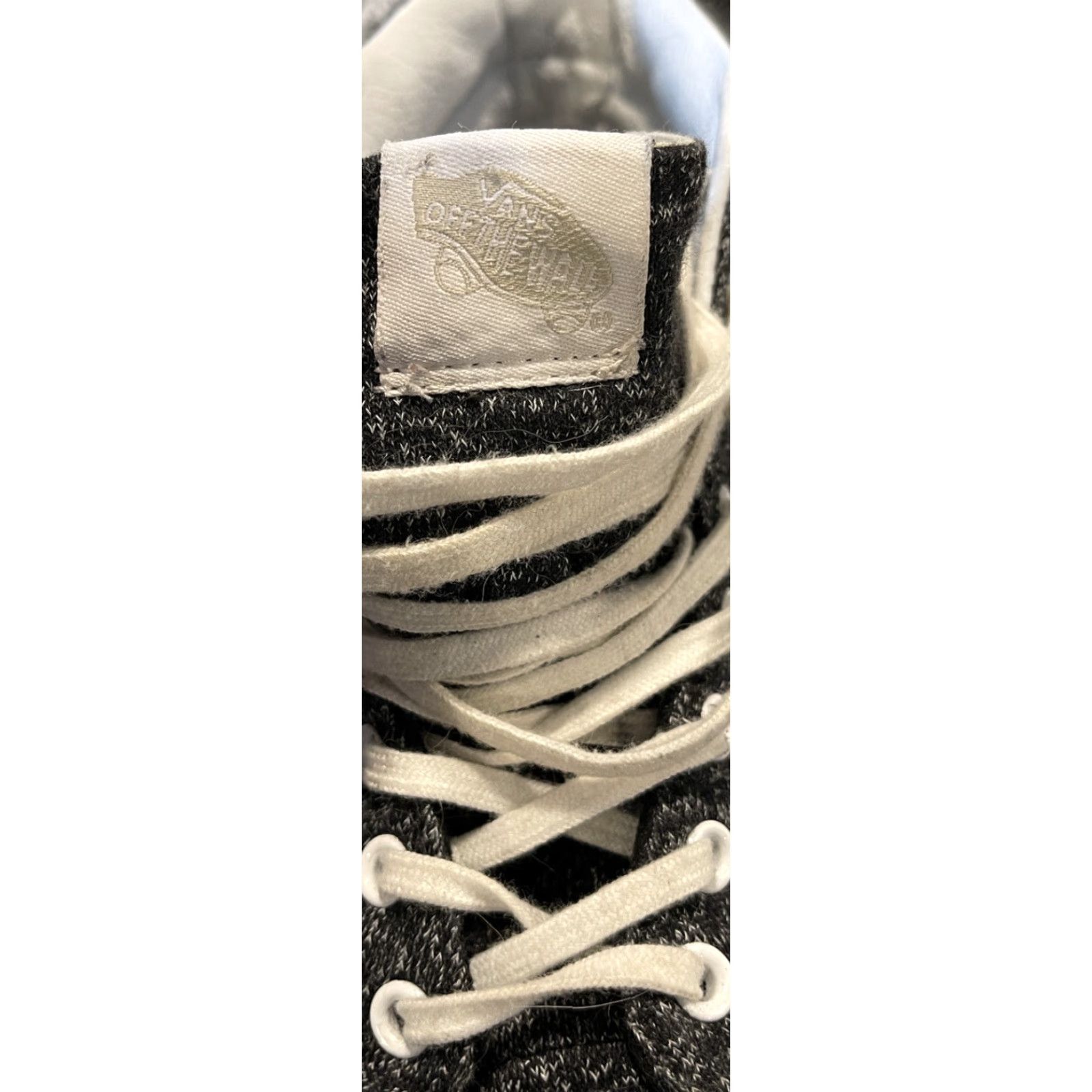Vans VANS SK8-Hi Gray Wool Stripe Hi Top Sneakers Shoes Zip Back Men’s 8 Black Size US M / EU 48-50 / 2 - 5 Thumbnail