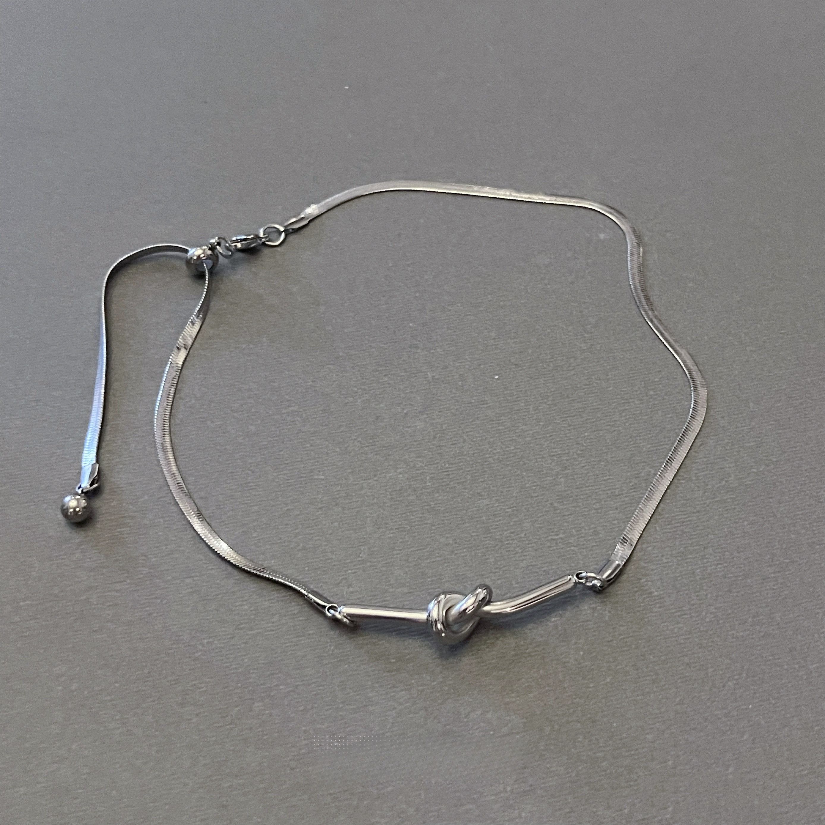 Jewelry × Vintage Vintage men's collarbone chain street necklace Size ONE SIZE - 2 Thumbnail