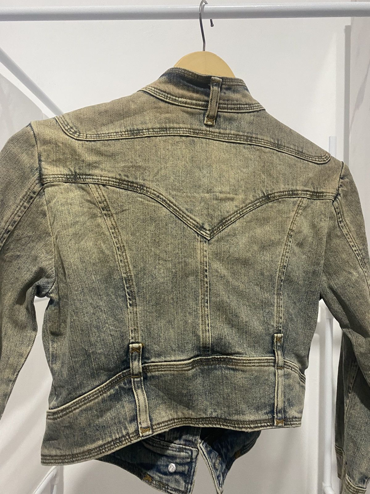 If Six Was Nine Japanese axara denim jacket vkei y2k grunge ppfm tornadomart Size S / US 4 / IT 40 - 5 Thumbnail