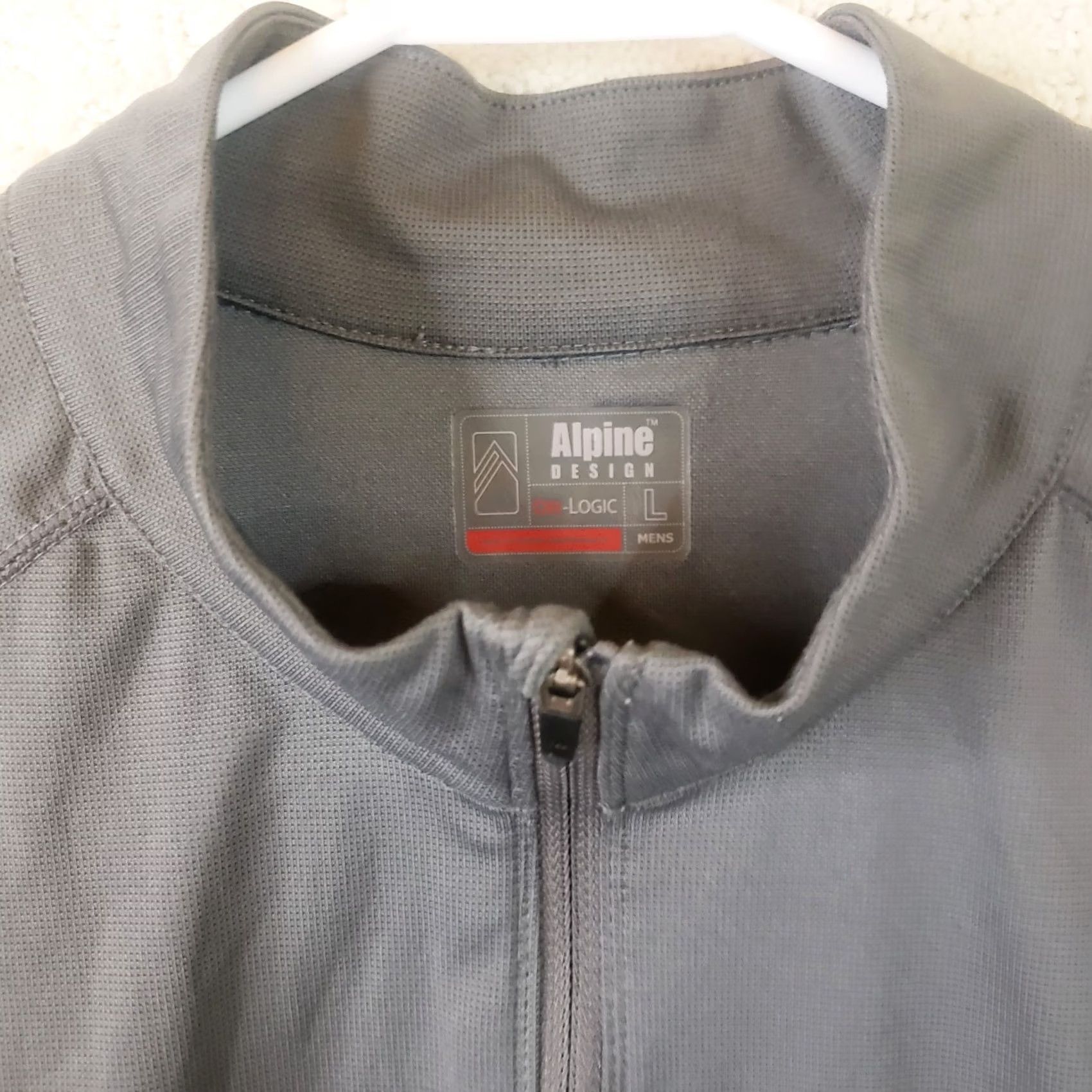 Vintage VINTAGE Alpine Design DRI-LOGIC Pullover Long Sleeve Mock Neck 1/4 Zip Men L Gray Size US L / EU 52-54 / 3 - 3 Thumbnail