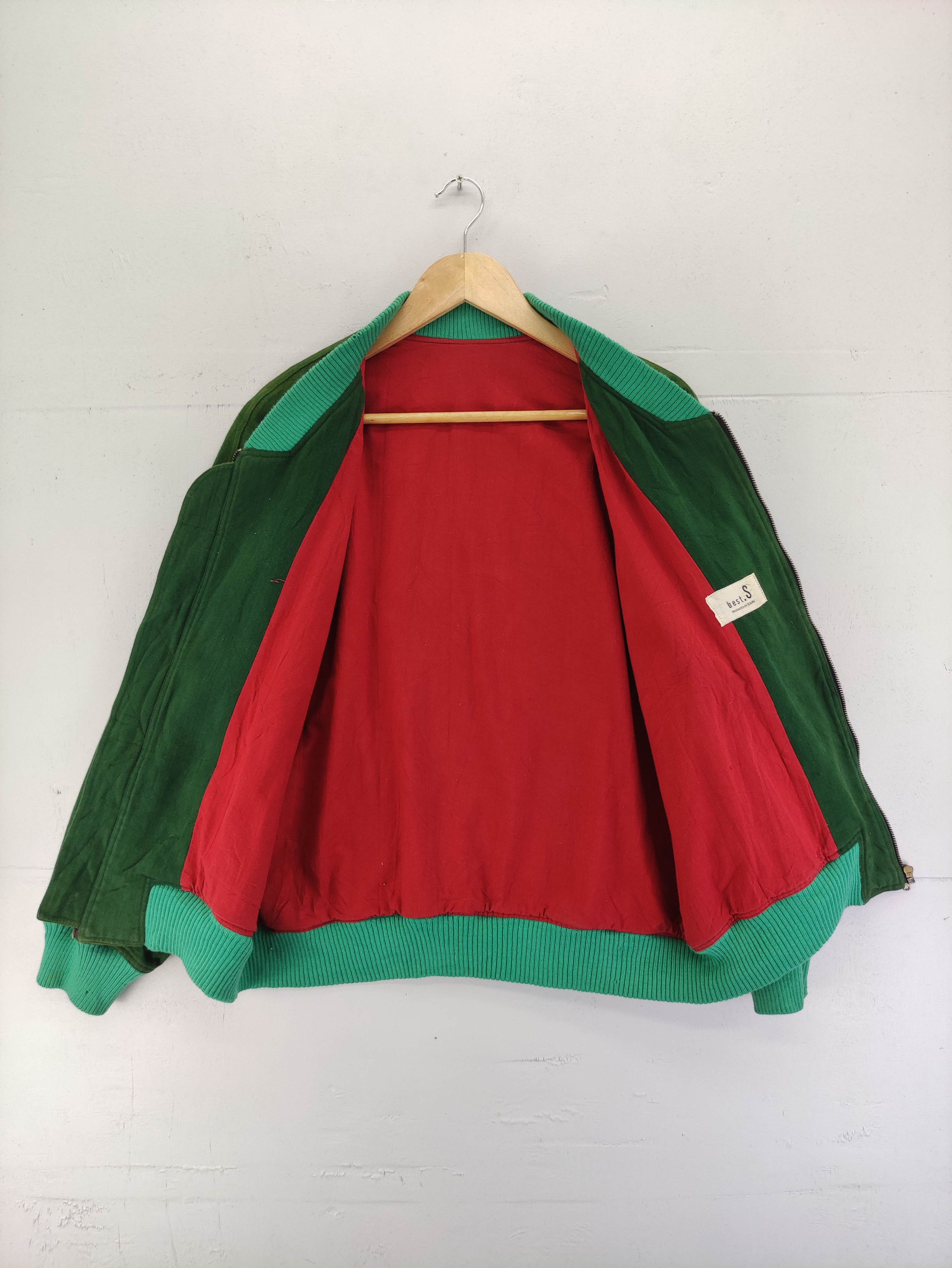 Japanese Brand Vintage Best.S By Isamu Varsity Bomber Jacket Zipper Size US L / EU 52-54 / 3 - 7 Thumbnail