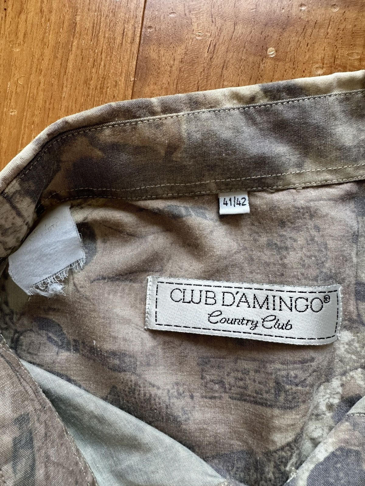 Vintage Vintage 80s Club D’amingo Abstract Art Button Up T-Shirt Size US XL / EU 56 / 4 - 9 Thumbnail