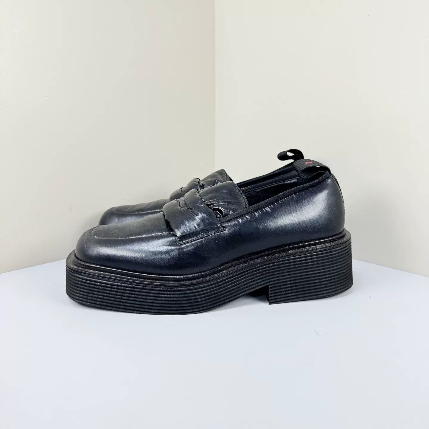 Marni Marni Black Nylon Puffer Loafers Size US 8 / IT 38 - 1 Thumbnail