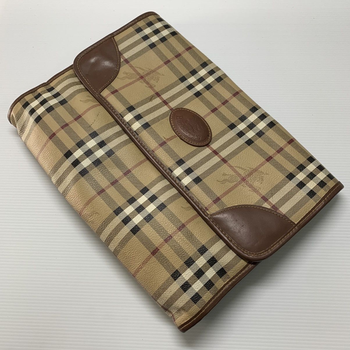 Burberry Burberrys Vintage Novacheck Clutch Size ONE SIZE - 11 Thumbnail