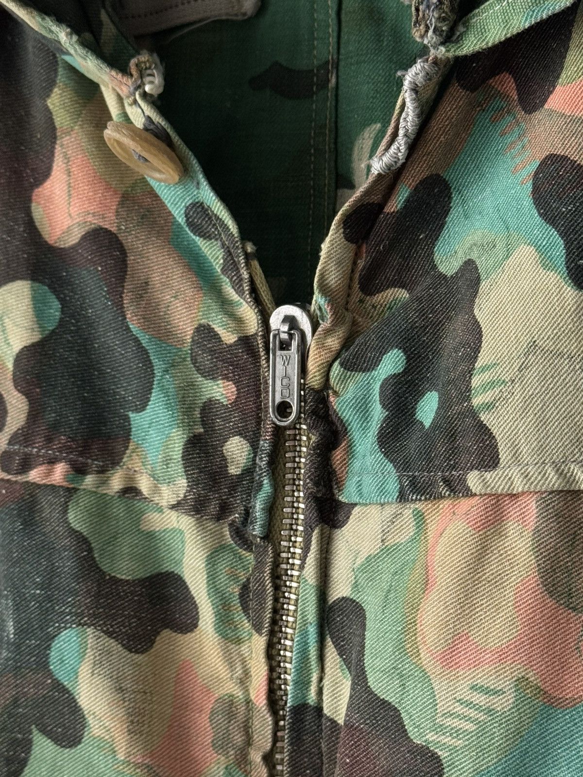 Vintage 1950s Czechoslovakian Army Dubaky/Mracky Camo Hooded Jacket Size US S / EU 44-46 / 1 - 6 Thumbnail