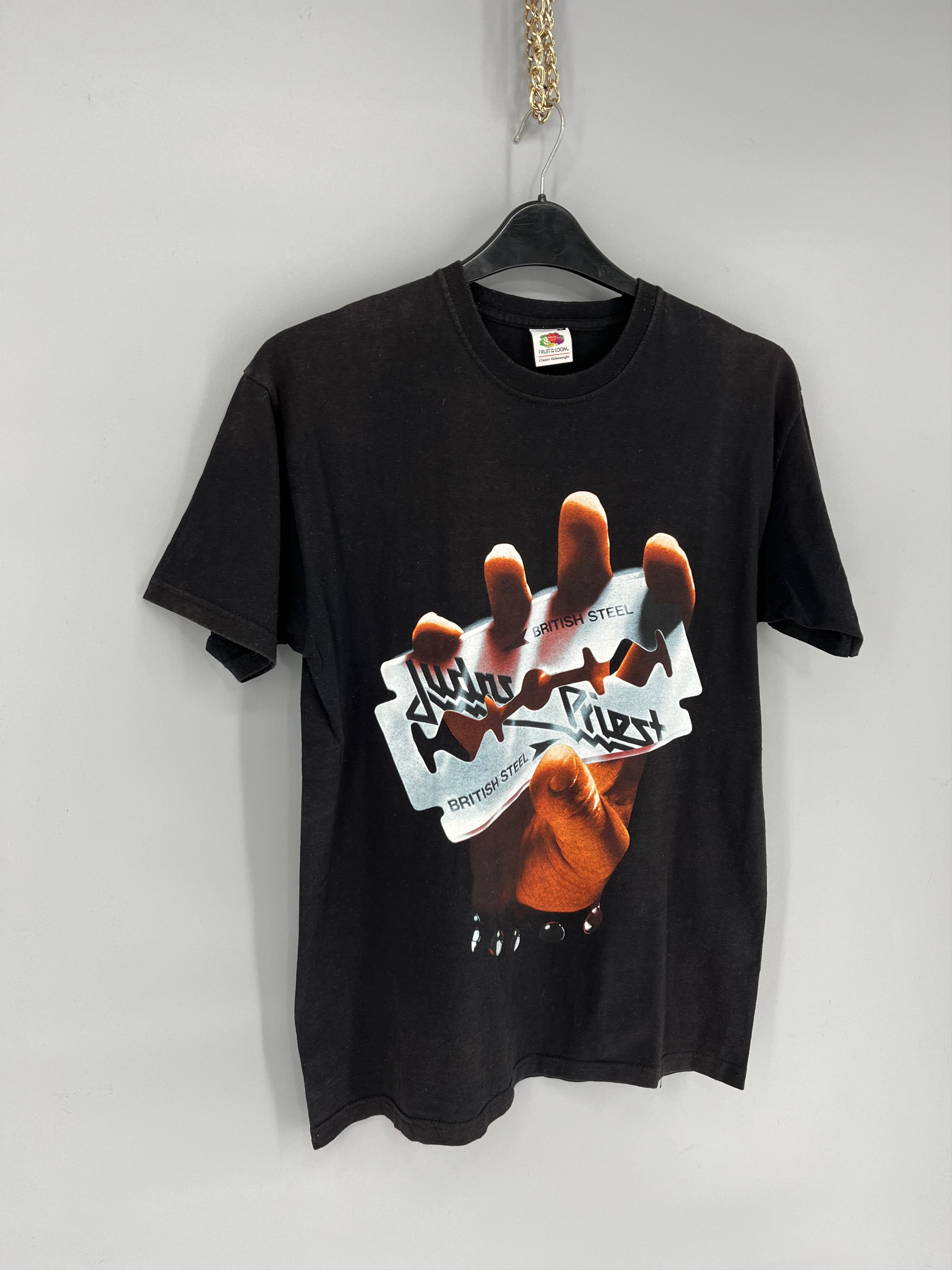 Band Tees JUDAS PRIEST BRITISH STEEL TEE SHIRT Korn, Metallica, Slayer Size US M / EU 48-50 / 2 - 2 Thumbnail