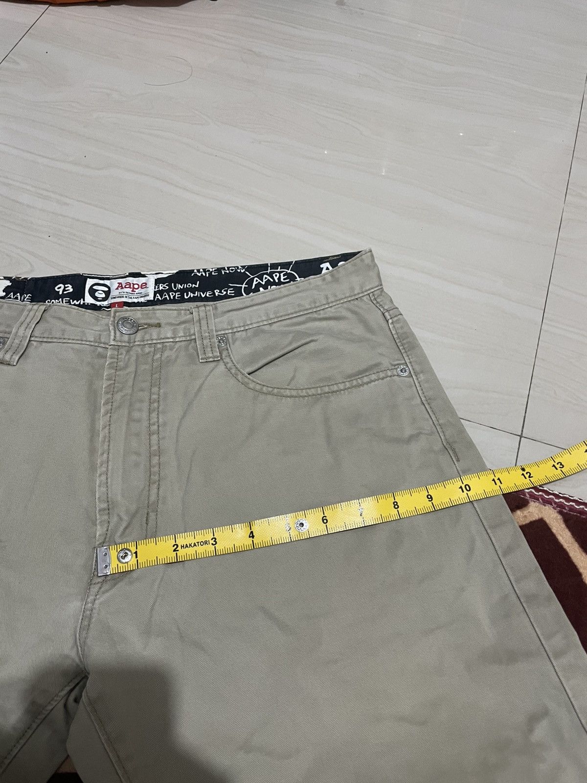 Aape CRAZY Aape chinos AOP Size US 35 - 9 Thumbnail