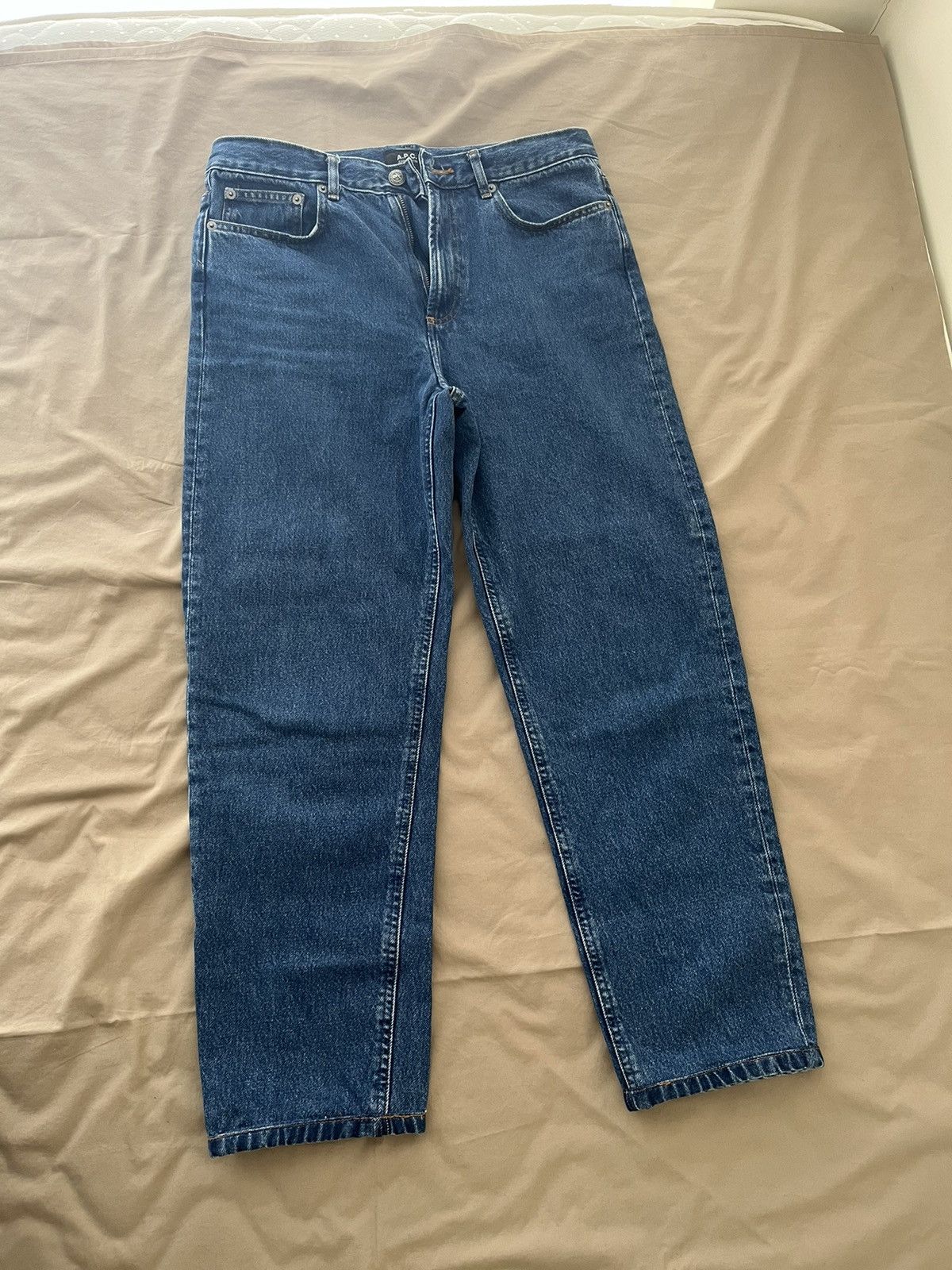 A.P.C. APC Jean Martin Washed Indigo Size 30 Size US 30 / EU 46 - 1 Thumbnail