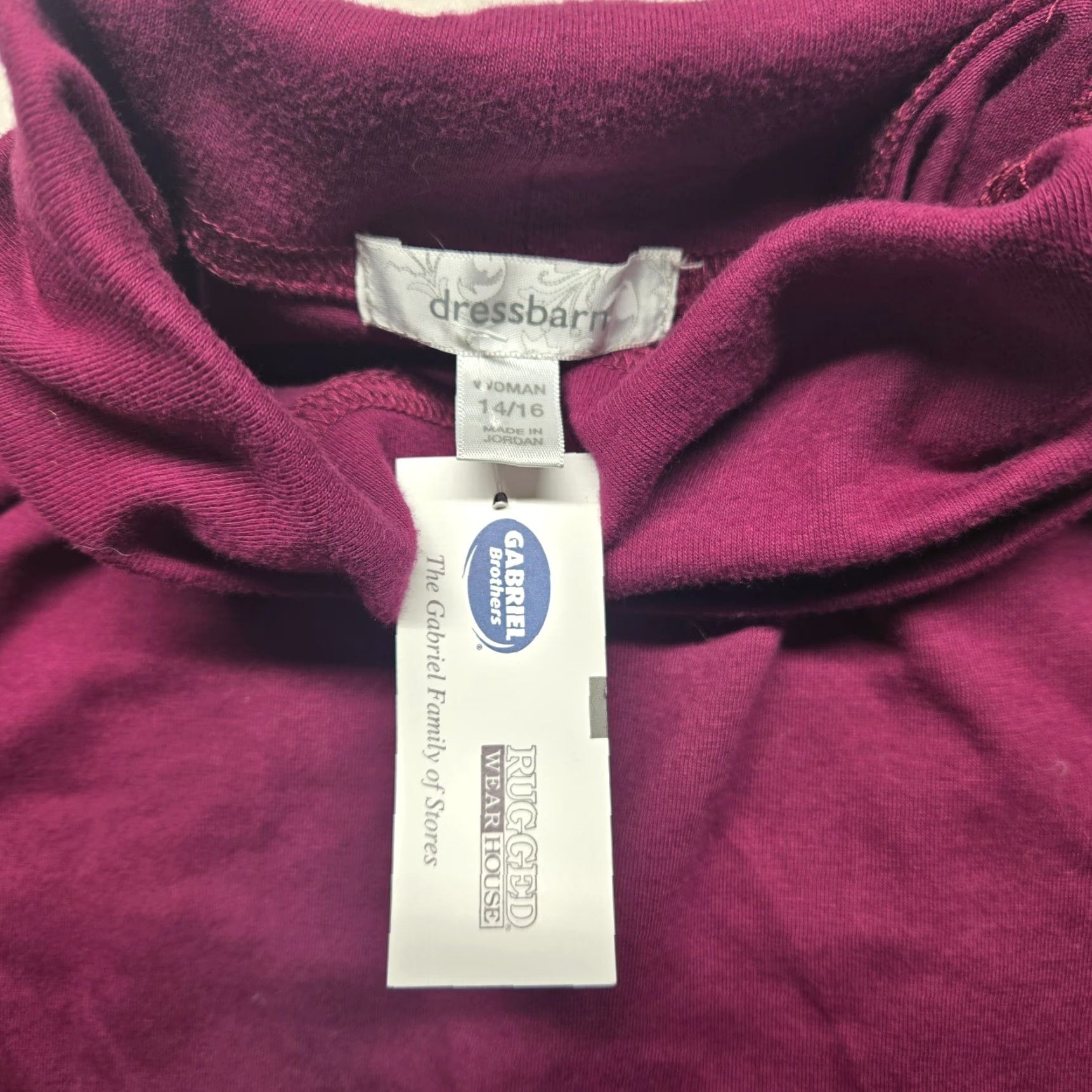 Vintage Dressbarn Turtle Neck Purple Sweater Top Pullover Blouse Shirt Women's 14/16 Size XXL / US 16-18 / IT 52-54 - 2 Thumbnail