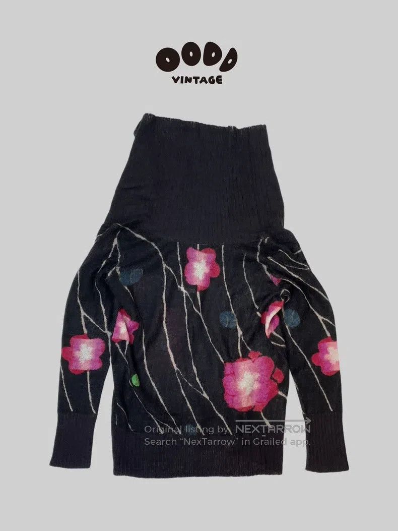 Kenzo Kenzo High-neck mohair knit sweater Size S / US 4 / IT 40 - 1 Thumbnail