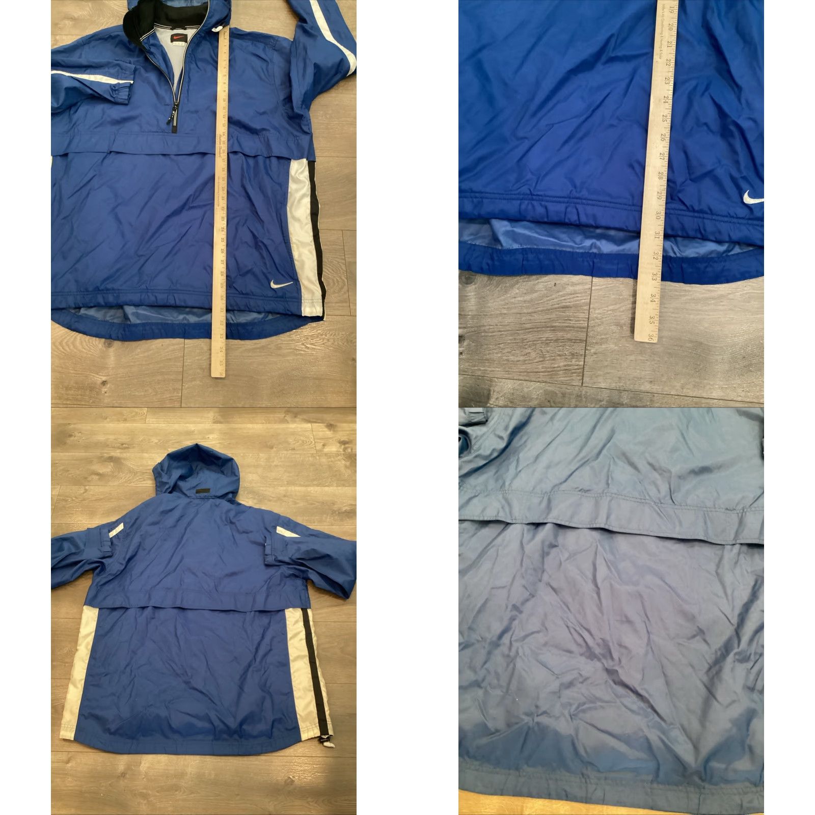 Nike VINTAGE Nike Windbreaker Jacket S9 SFD Adult Men XL Blue 90s Sports Lightweight Zipped Pockets 1/4 Zip Size US XL / EU 56 / 4 - 8 Thumbnail