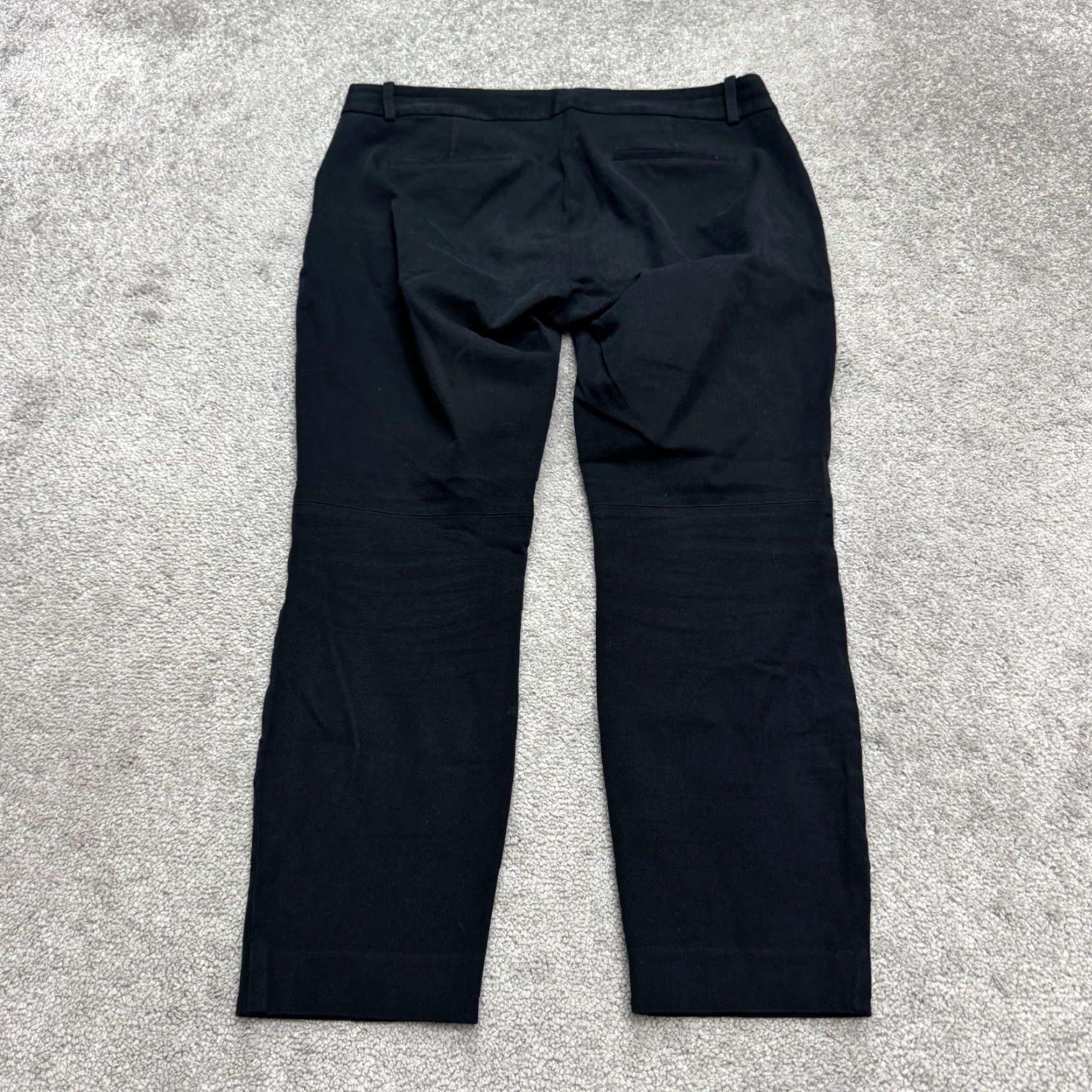 J.Crew J.Crew Maternity Pull On Ankle Crop Pants Womens 8 Black Stretch Cotton Size 30" / US 8 / IT 44 - 2 Thumbnail