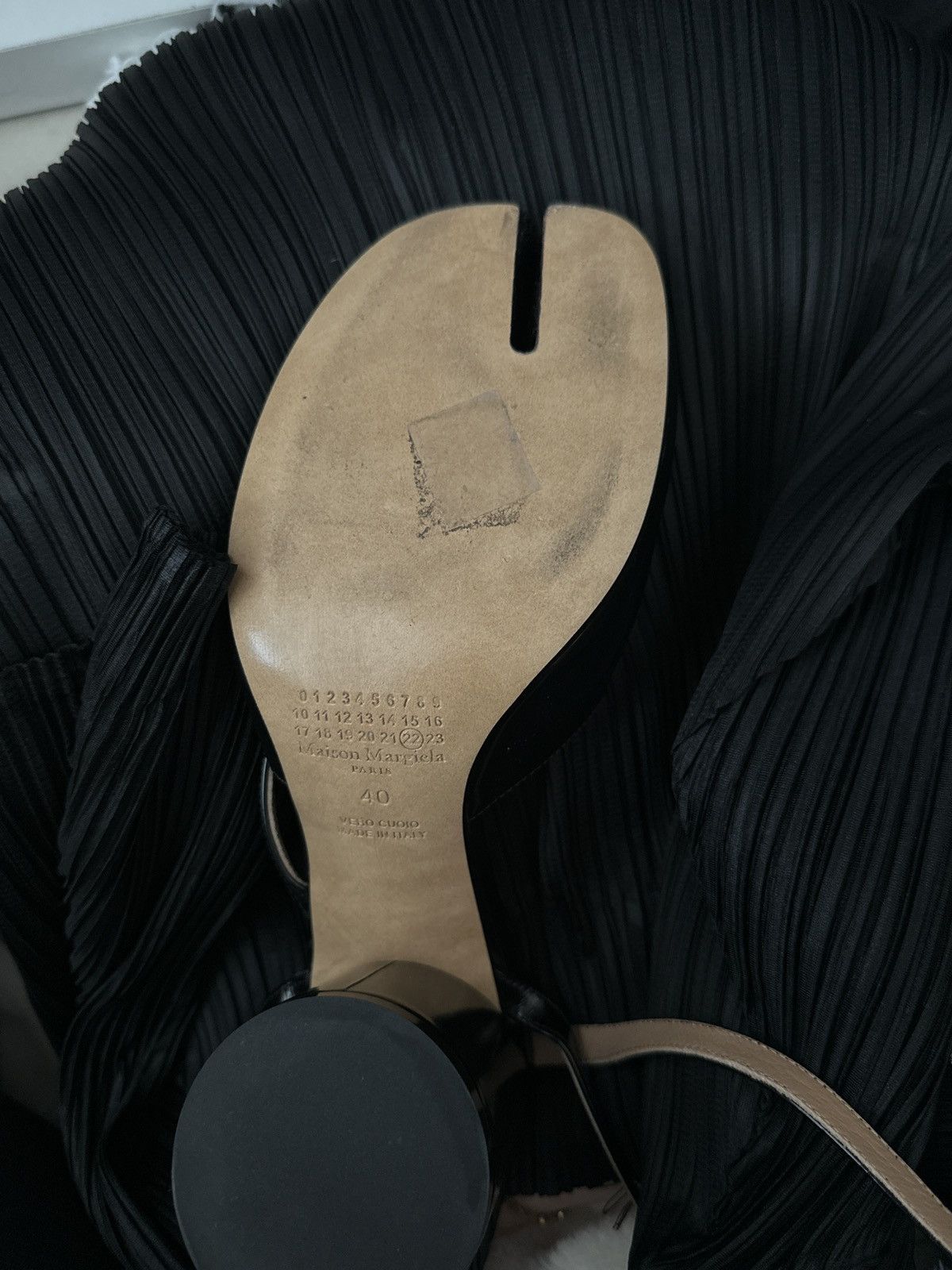 Designer × Maison Margiela Maison Margiela 80mm Tabi sandal pumps Size US 10 / IT 40 - 5 Thumbnail