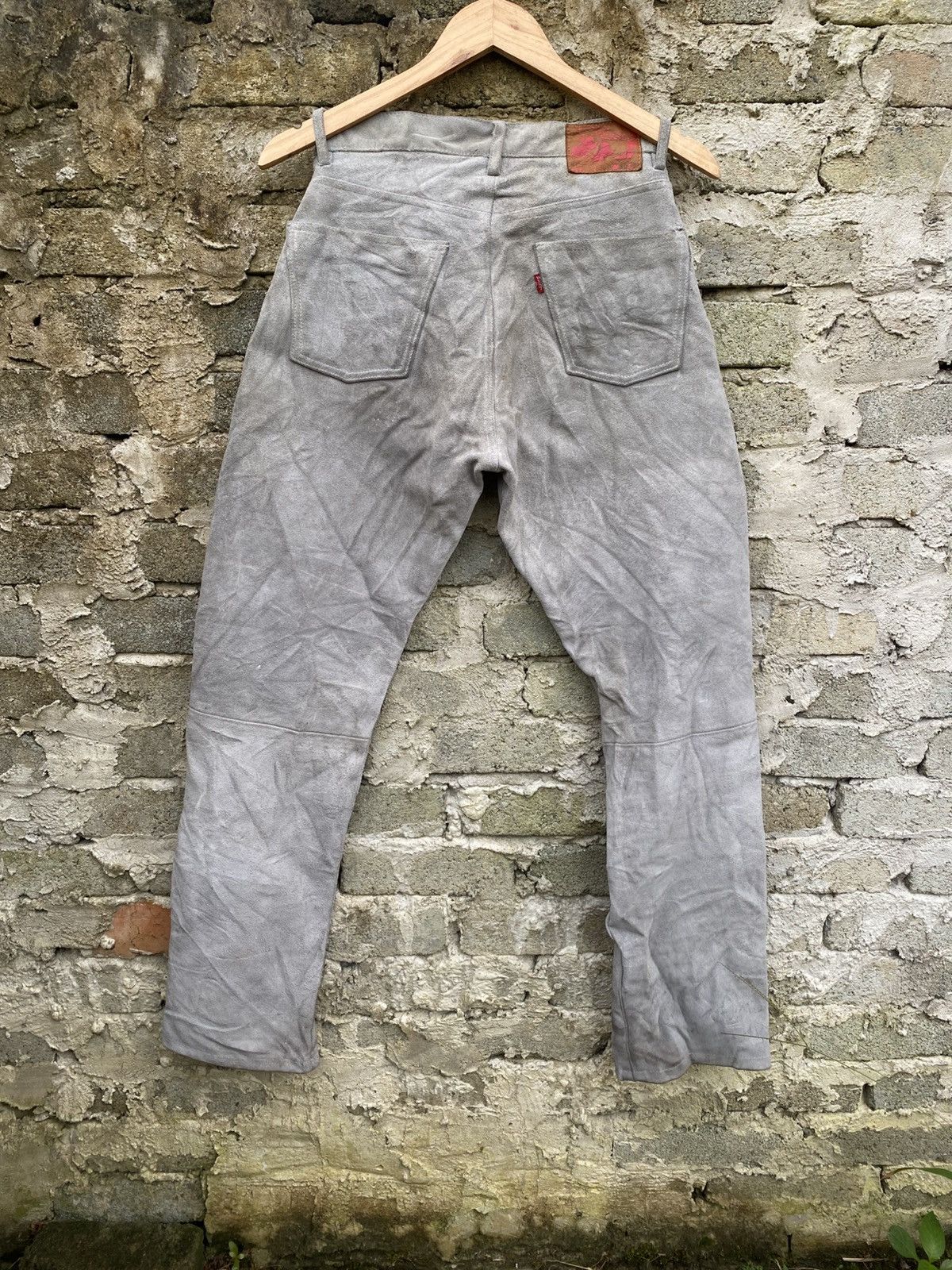 Japanese Brand Gowest Leather Pant Size US 28 / EU 44 - 2 Thumbnail