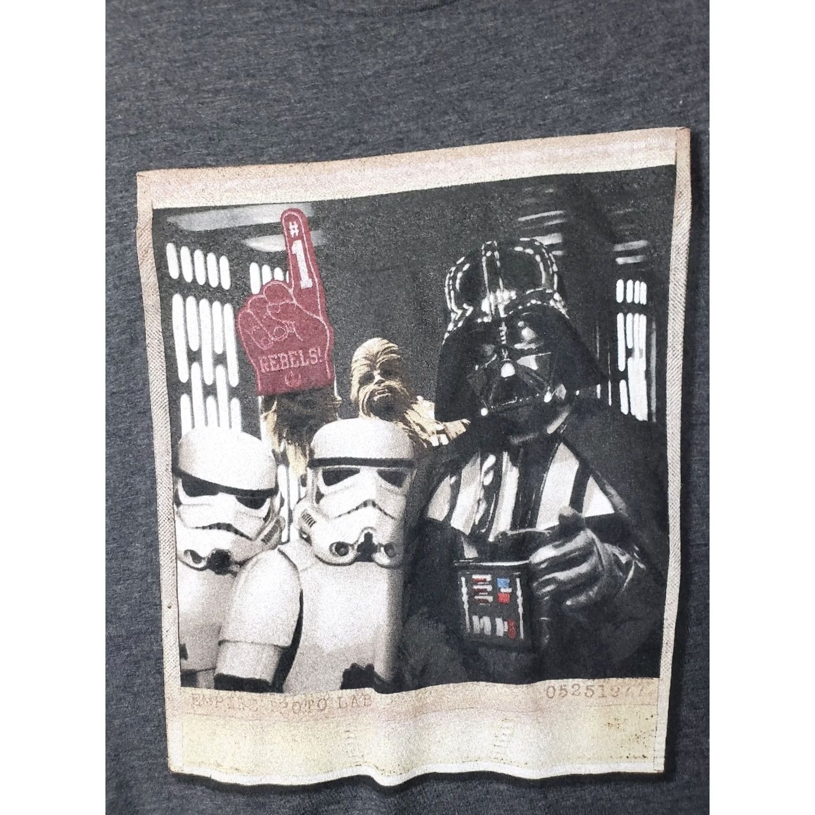 Vintage VINTAGE Fifth Sun Star Wars Gray Graphic T Shirt - Star Wars Darth Vader Stormtrooper Logo M Mens Size US S / EU 44-46 / 1 - 4 Thumbnail