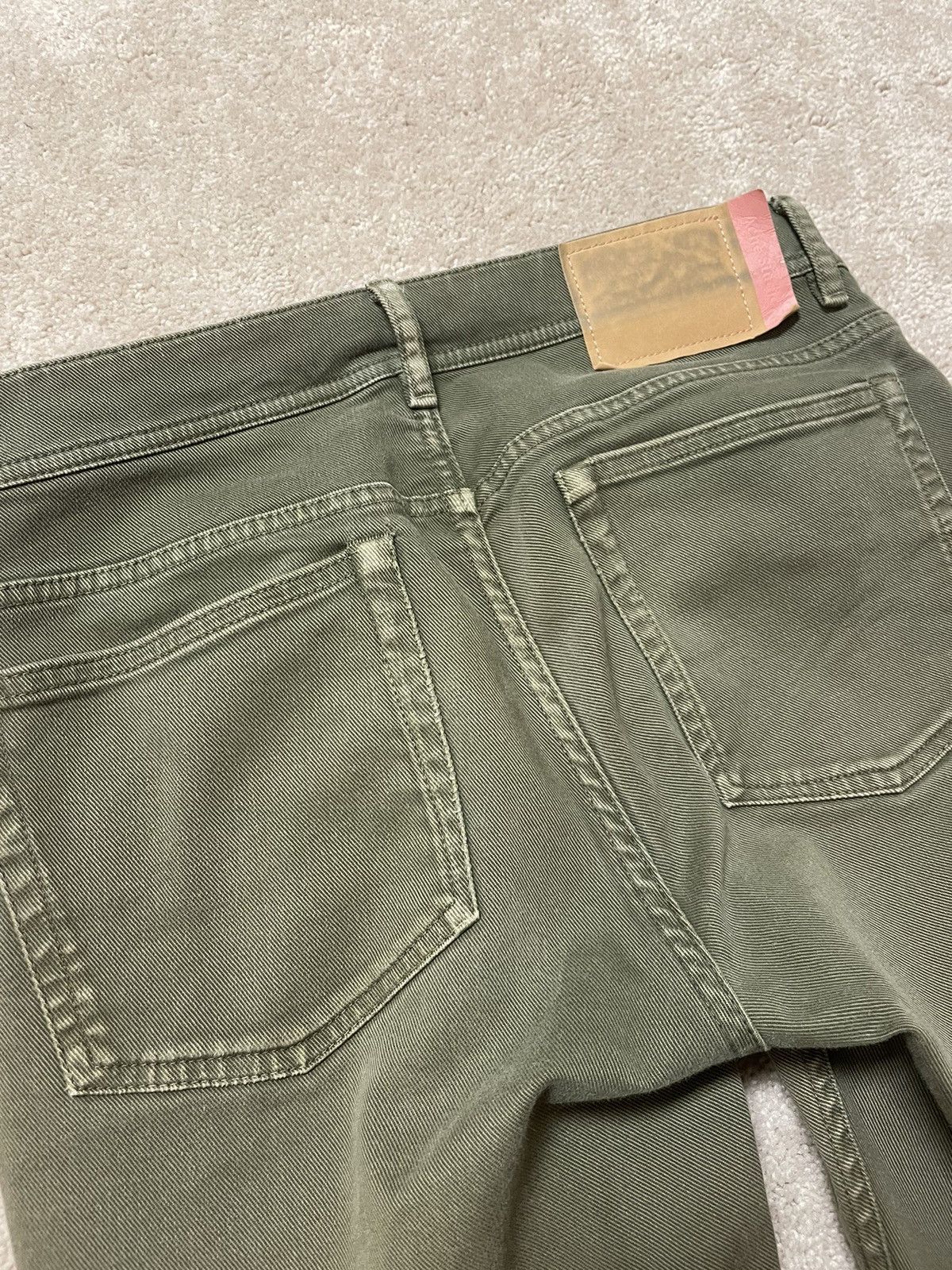 Acne Studios Acne Studios Blå Konst Denim Green Pants Size US 32 / EU 48 - 3 Thumbnail