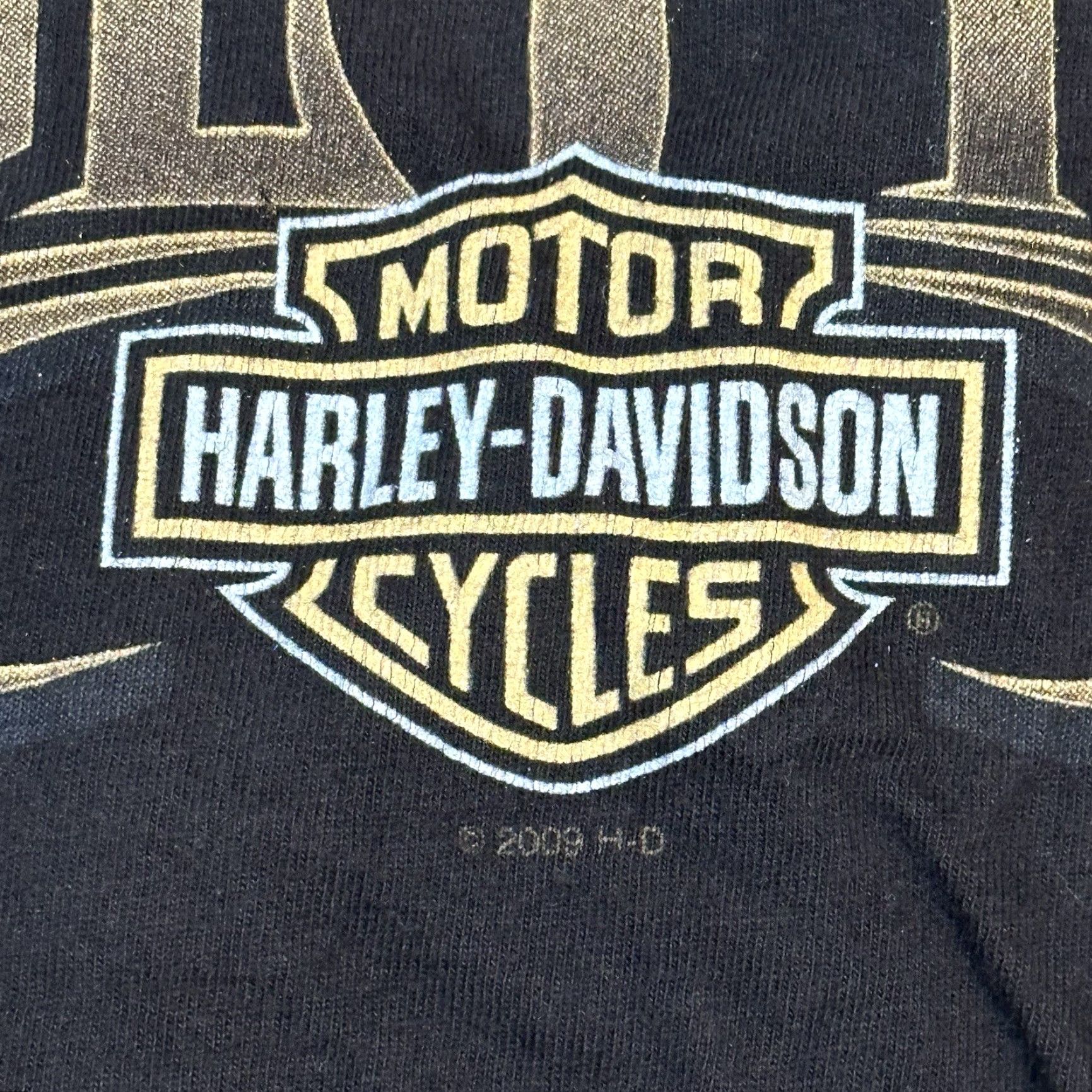 Harley Davidson Harley-Davidson American Legend Tee Biker USA Made Multicolor 3XL Mens Shirt Short Sleeve Crew Neck Nutter Fort Flame Wing Logo Size US XXL / EU 58 / 5 - 4 Thumbnail