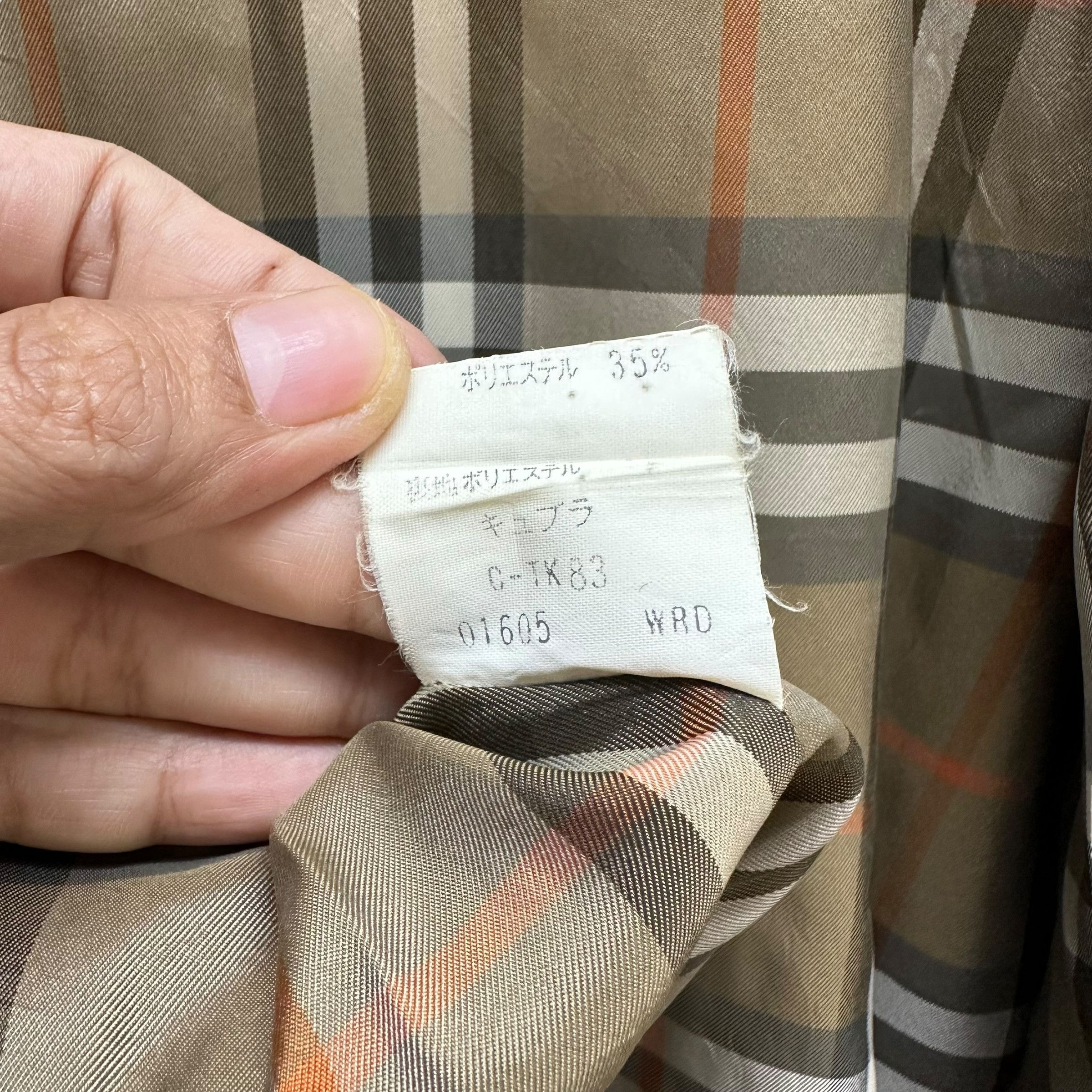 Burberry Vintage BURBERRYS Nova Check Lined Bomber Jacket #A52-1219 Size US L / EU 52-54 / 3 - 14 Thumbnail