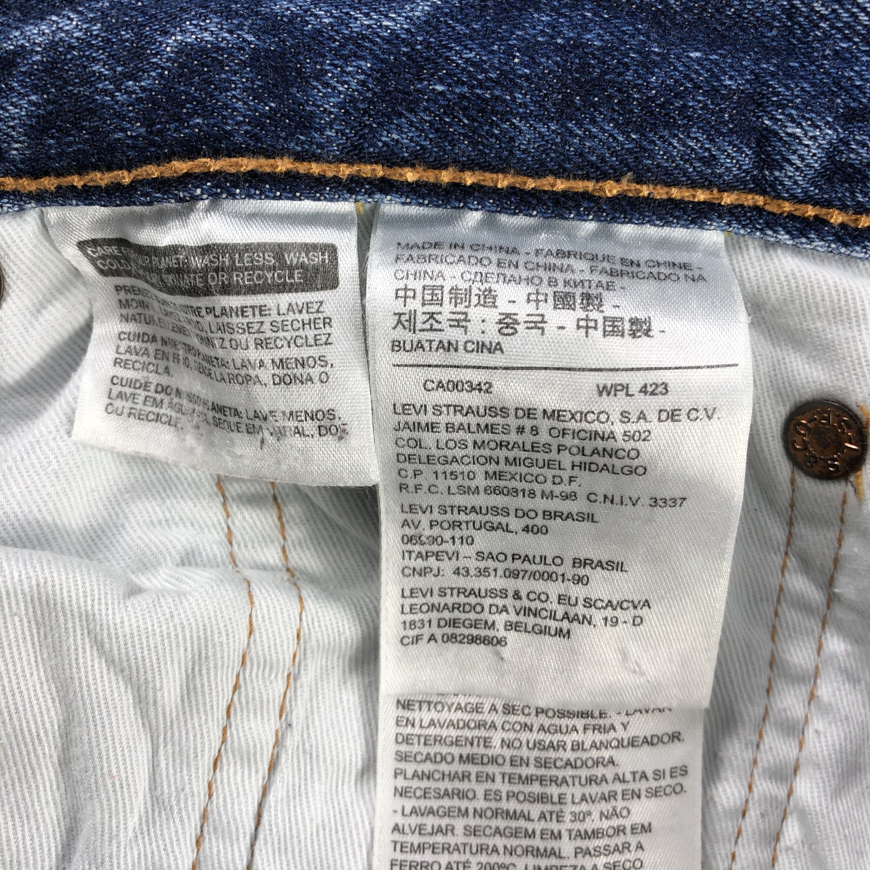 Levi's Vintage Blue Wash Levis 503 Jeans-JM2815 Size US 34 / EU 50 - 13 Thumbnail