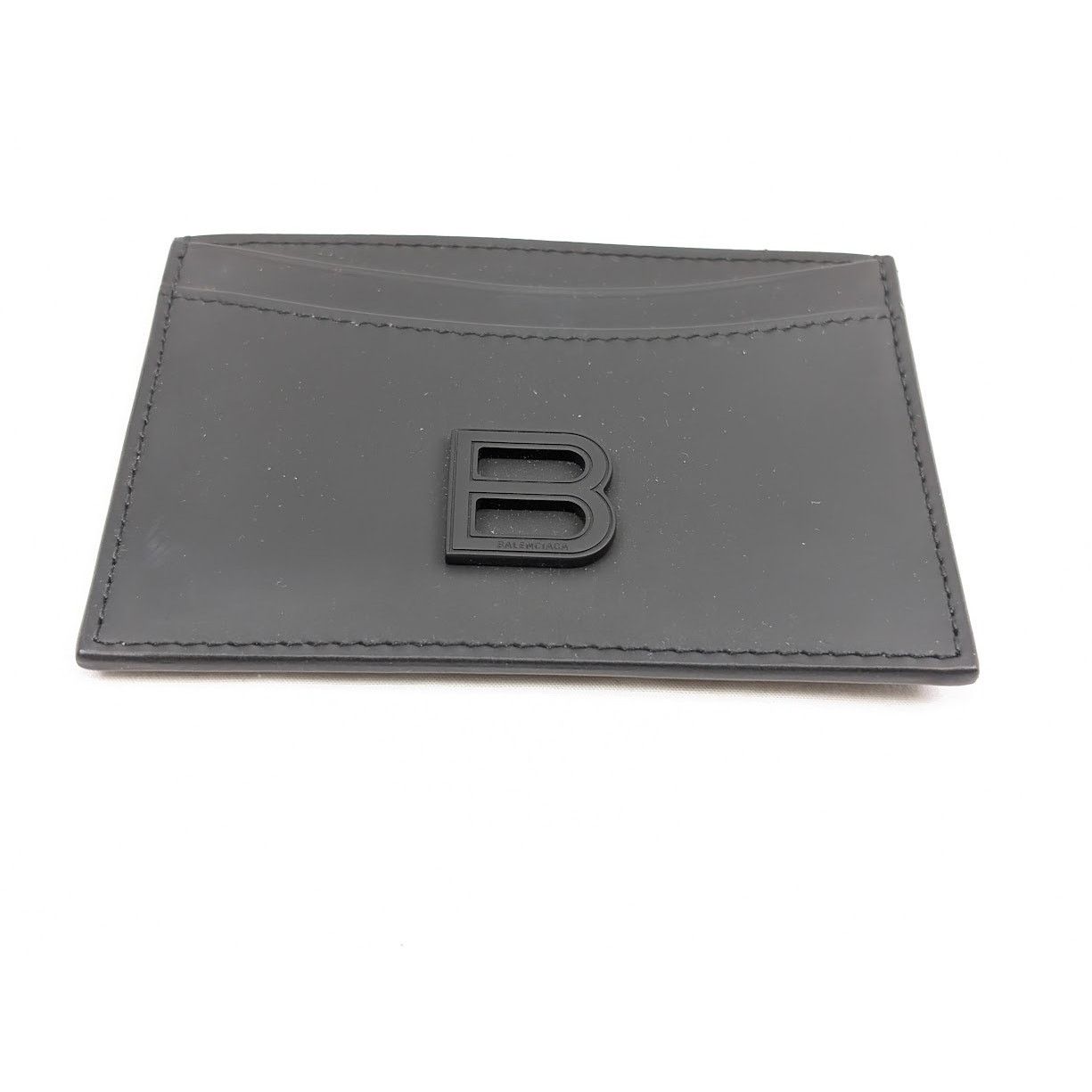 Balenciaga o1rshd1 Size : OS / Hourglass Card Holder in Black Size ONE SIZE - 3 Thumbnail