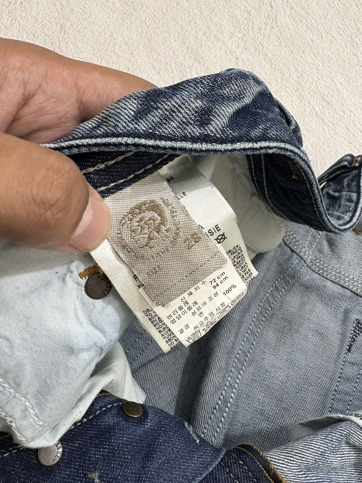 Diesel 2000s Diesel superwide wash denim pants y2k style Size US 30 / EU 46 - 7 Thumbnail
