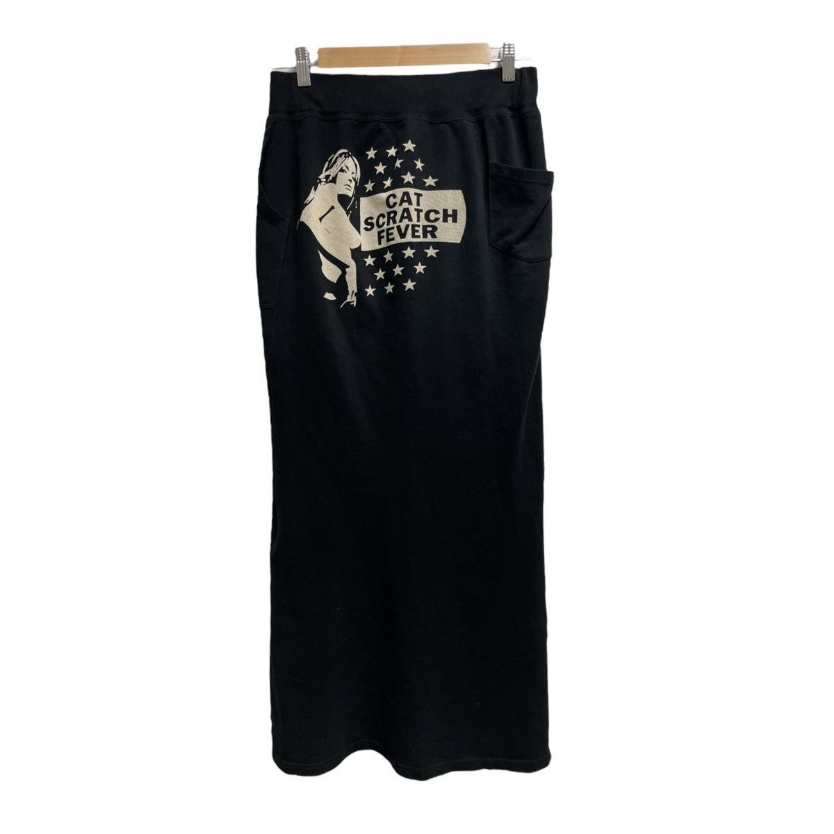 image of Hysteric Glamour Cat Scratch Fever Skirt in Black, Women's (Size 28)