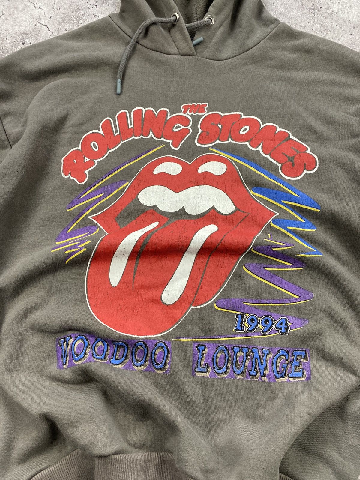 The Rolling Stones × Vintage Vintage rolling stones voodoo lounge reprint hoodie 1994 Size US S / EU 44-46 / 1 - 2 Thumbnail