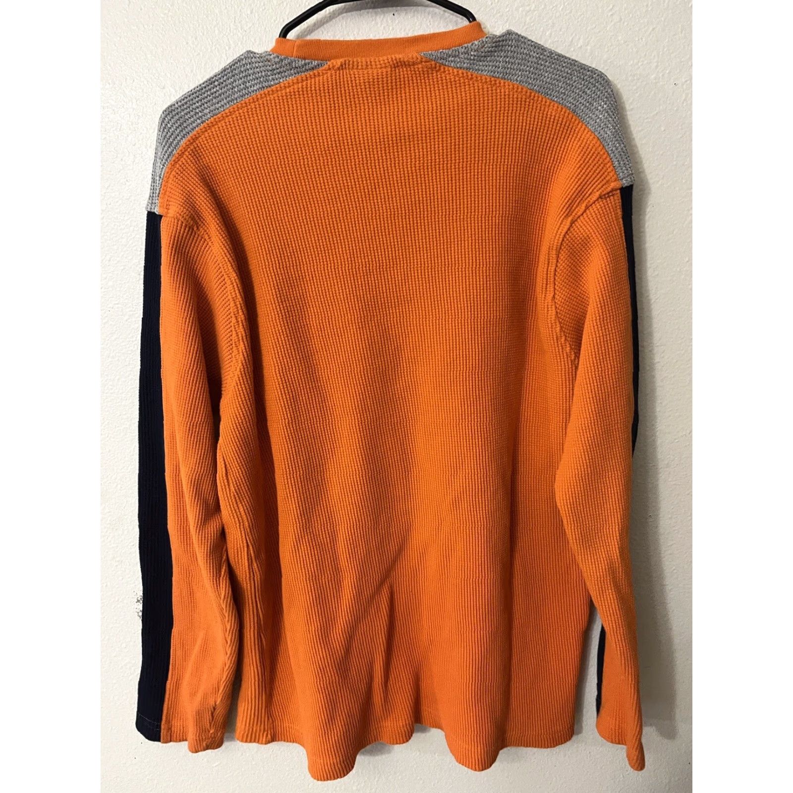 Vintage U.S. Polo Assn. Thermal Shirt XL Orange Long Sleeve Crew Neck Embroidered Classic Men's Size US XL / EU 56 / 4 - 3 Thumbnail