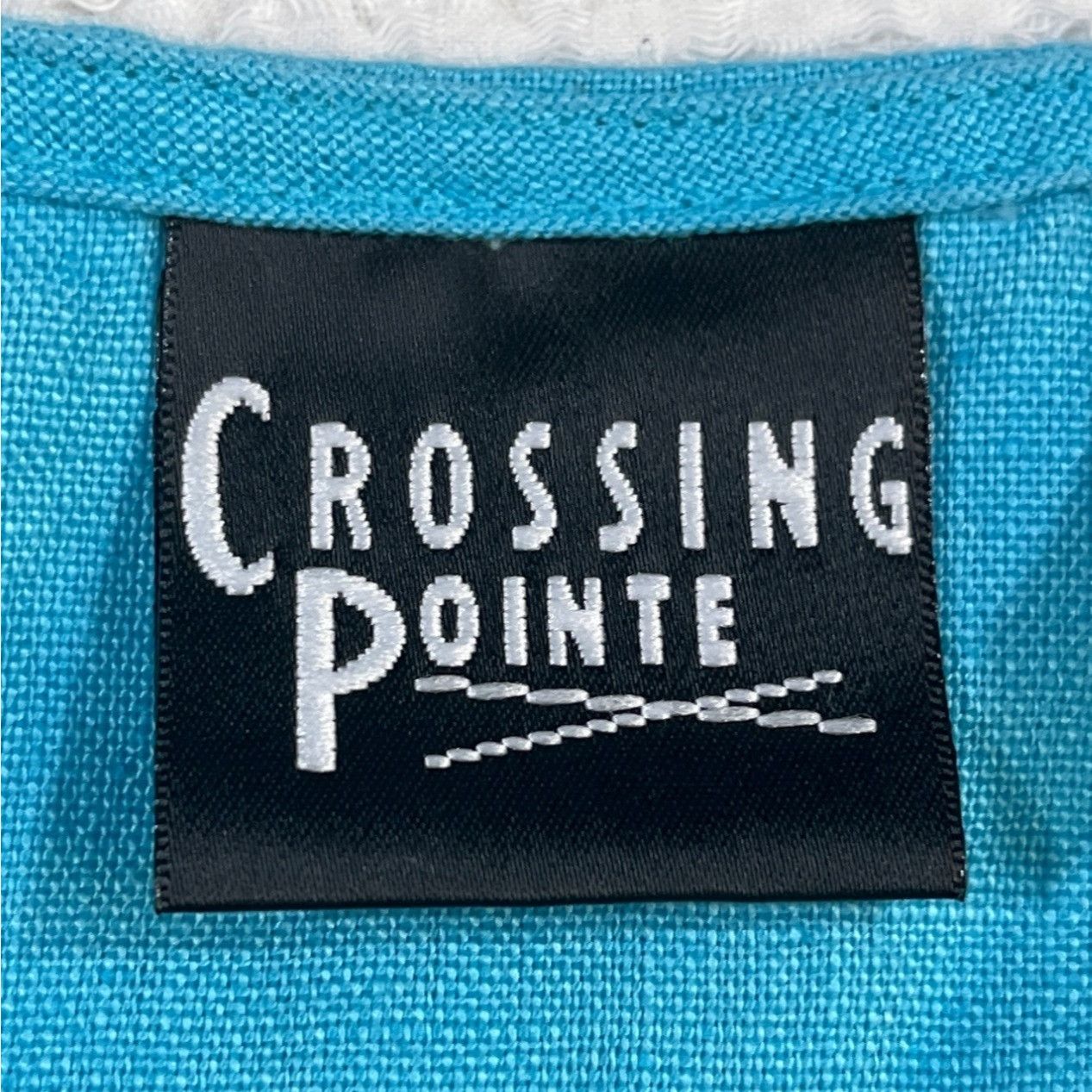 Other Crossing Pointe Women's Blue Shirt/Crop Top Size XSP SKU 509 Size XS / US 0-2 / IT 36-38 - 3 Thumbnail