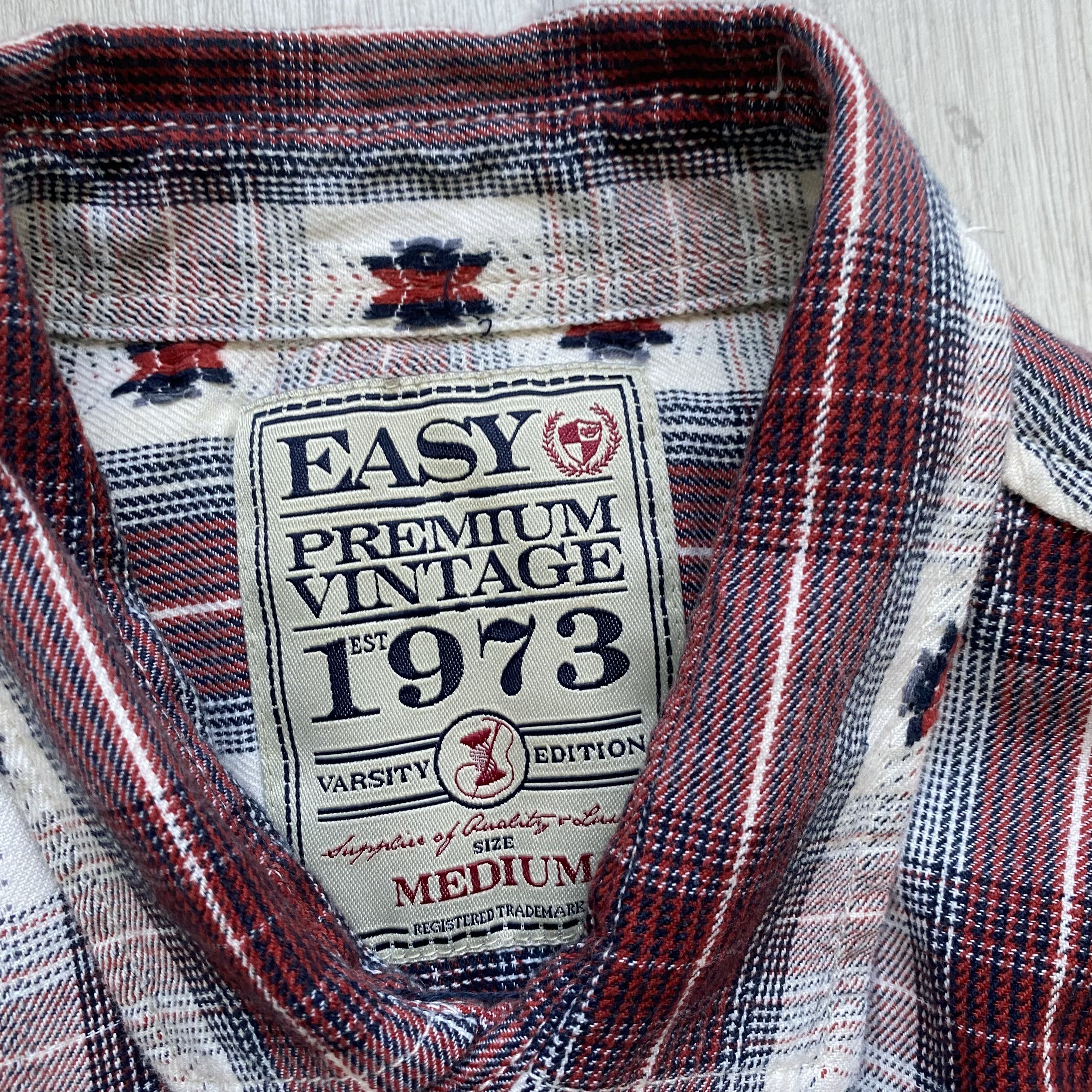Cowboy Equipment 👔 Vintage 2000s Flannel Cowboy Western shirt Lee Wrangler Size US M / EU 48-50 / 2 - 8 Thumbnail