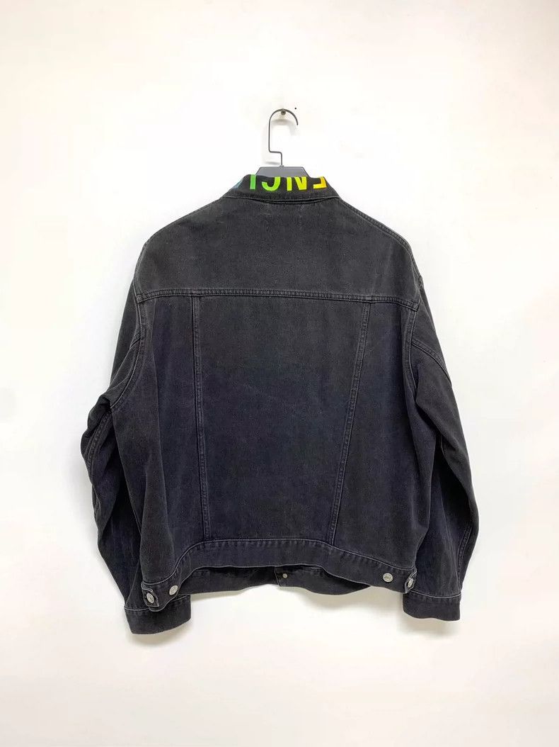 Balenciaga Balenciaga Color-embroidered logo denim jacket 2505-Nextar Size US M / EU 48-50 / 2 - 8 Thumbnail