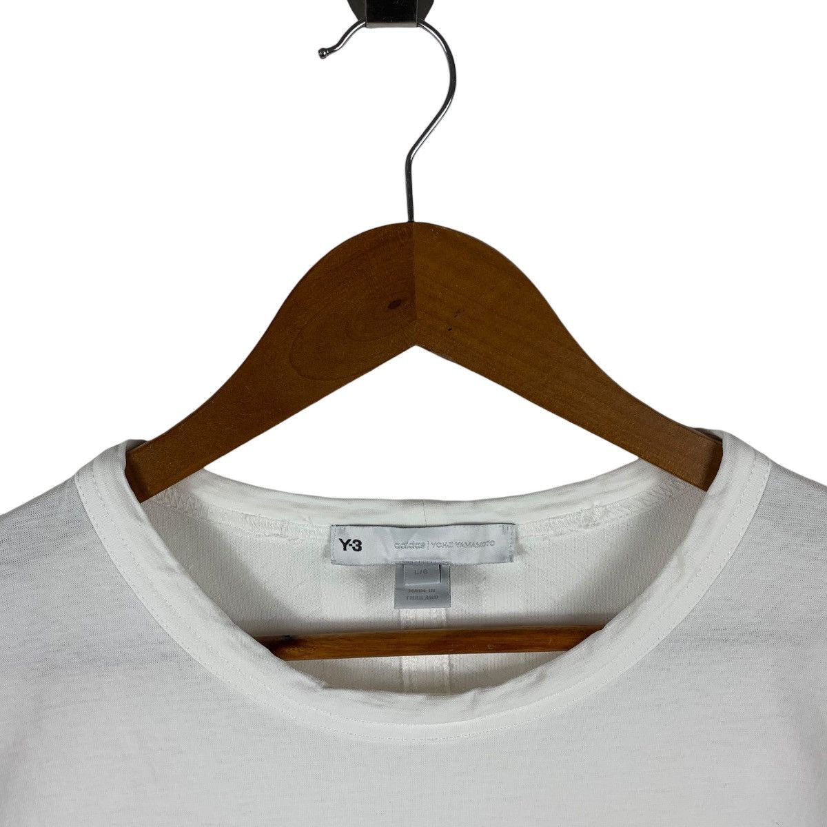 Adidas ADIDAS x YOHJI YAMAMOTO Y-3 white tee shirt Size US L / EU 52-54 / 3 - 5 Thumbnail