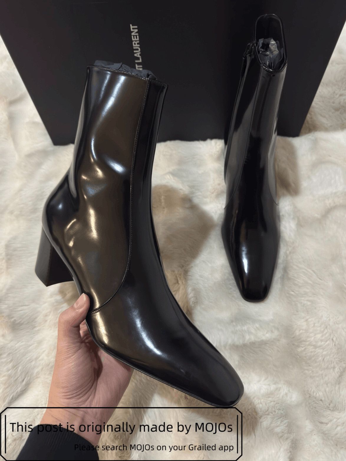 Saint Laurent Paris Sz 44 Saint Laurent Paris 23ss XIV 70 Zipped Boots mojos1445 Size US 11 / EU 44 - 4 Thumbnail