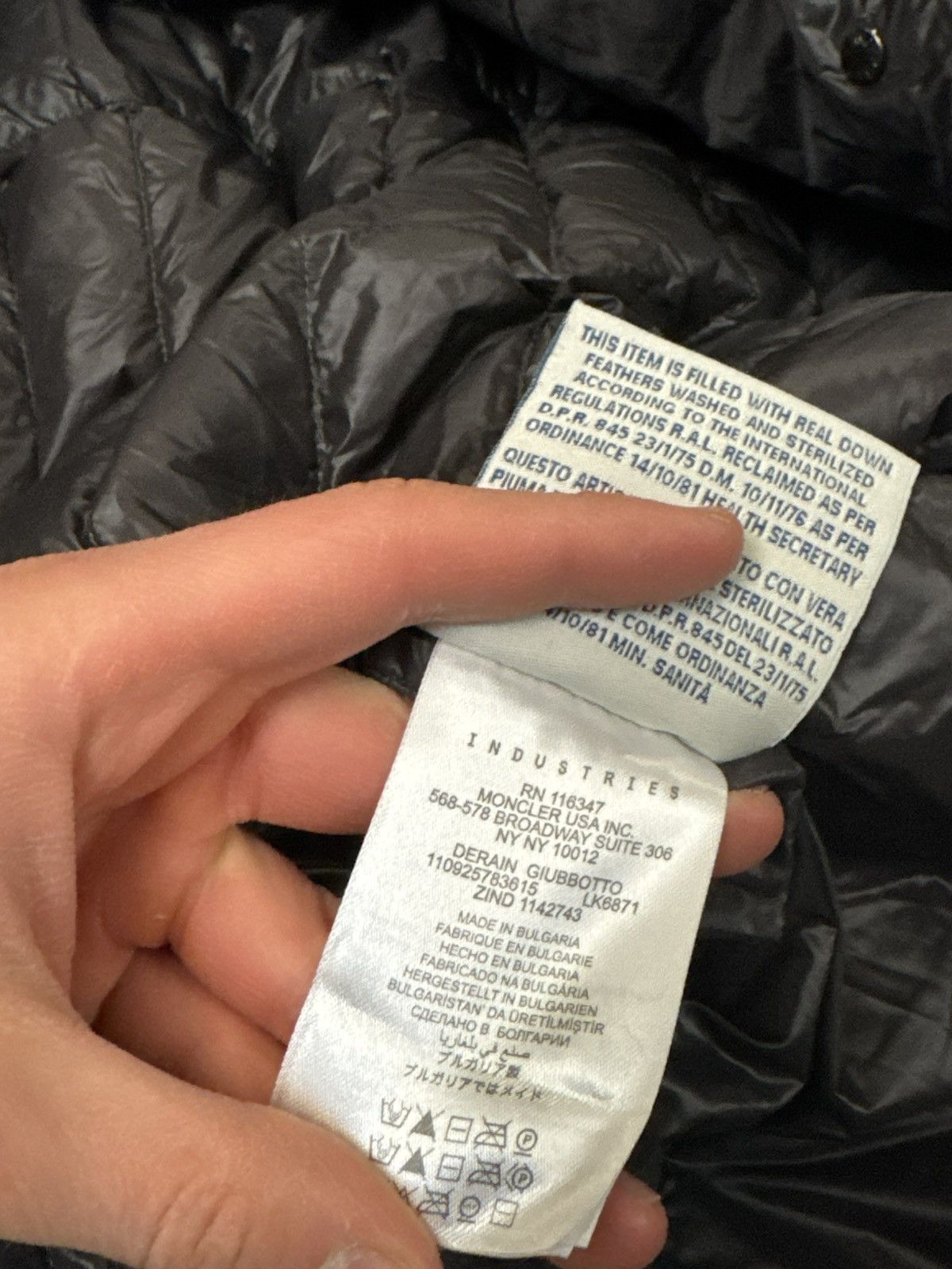 Moncler Moncler Derain Giubbotto Down Puffer Jacket Size 4 Size US L / EU 52-54 / 3 - 9 Thumbnail