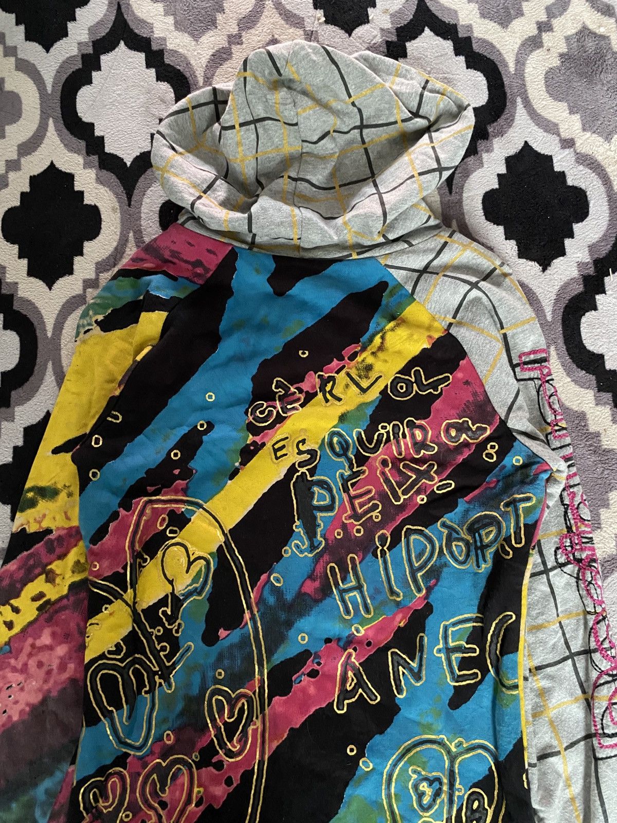 If Six Was Nine × Japanese Brand × Le Grande Bleu (L.G.B.) Desigual reversible art hoodie Size US XS / EU 42 / 0 - 10 Thumbnail