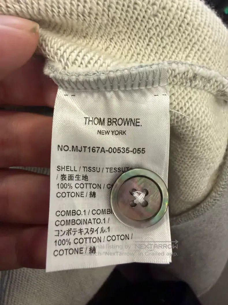 Thom Browne Thom Browne Classic Gray Knit Cardigan Size US L / EU 52-54 / 3 - 5 Thumbnail