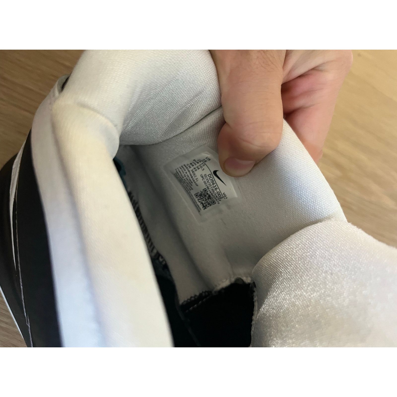 Nike Nike Shoes Black White Black Kyrie Infinity TB Size US 12 / EU 45 - 6 Thumbnail