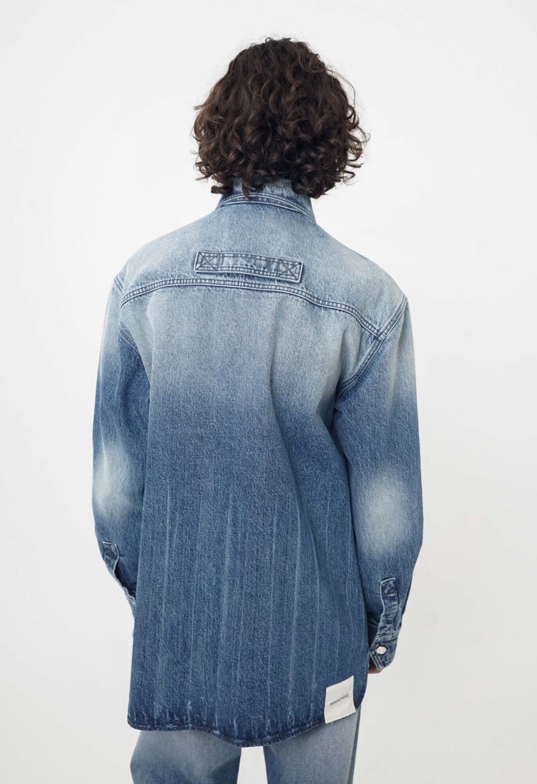 Namacheko New With Tags FW24-25 Hank Denim Shirt in Washed Blue size L Size US L / EU 52-54 / 3 - 3 Thumbnail
