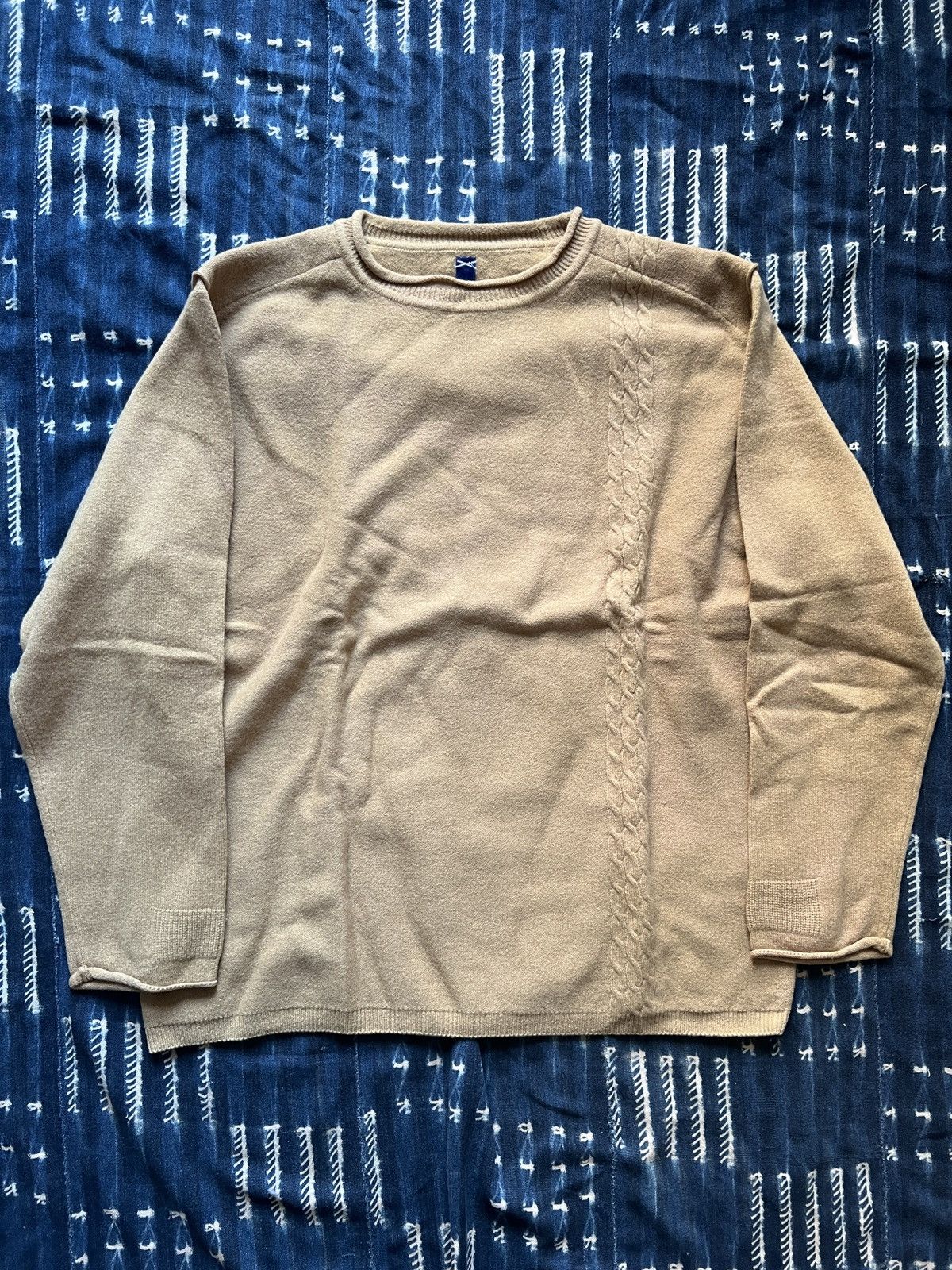 Japanese Brand Sifury Archive AW05 Wool Knitted Chain Sweater Size US L / EU 52-54 / 3 - 1 Thumbnail