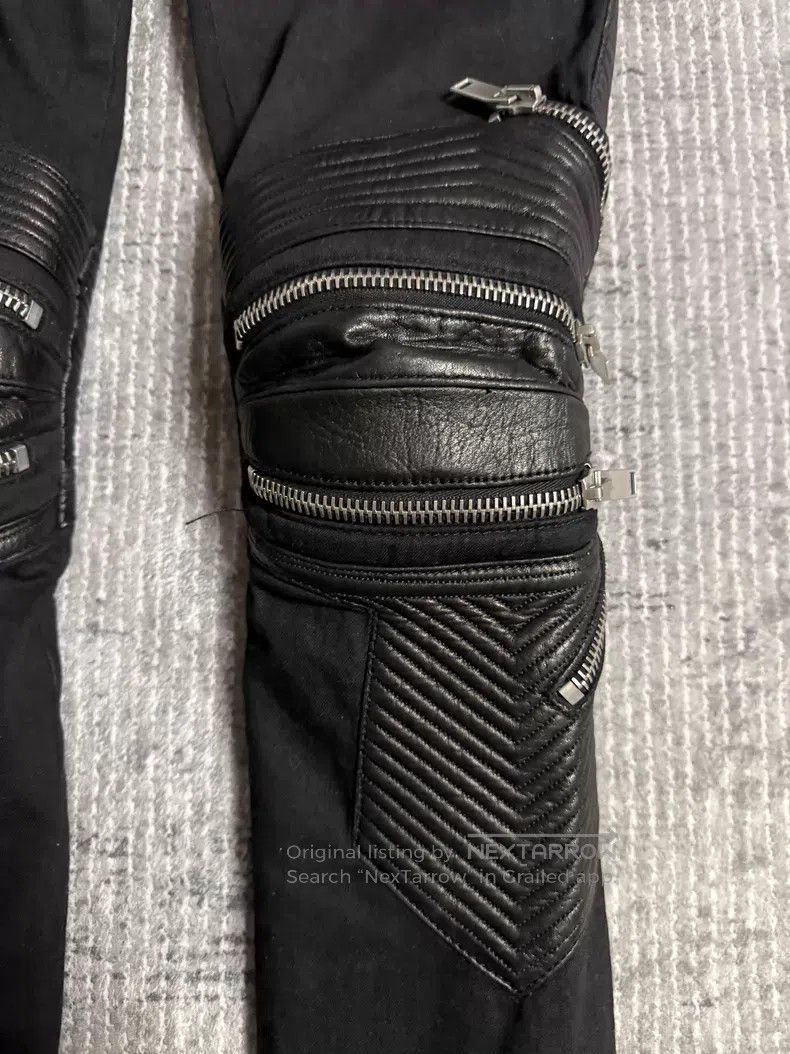 Saint Laurent Paris Saint Laurent Paris Double Zip Moto Pants i Size US 27 - 6 Thumbnail