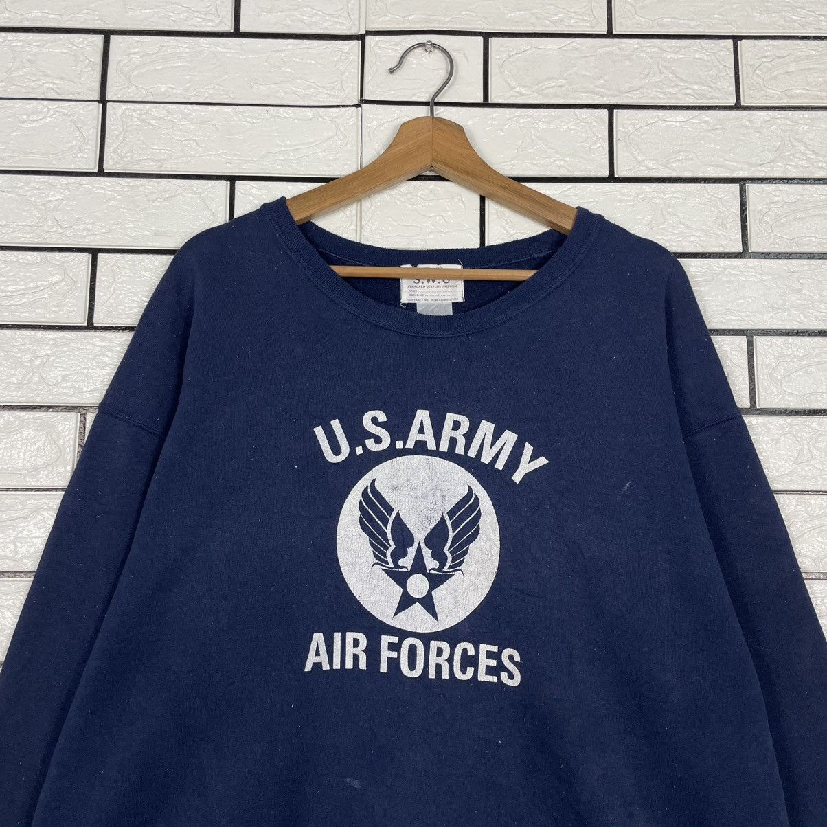 Other Vintage US Air Force Crewneck Sweatshirt Size US M / EU 48-50 / 2 - 2 Thumbnail