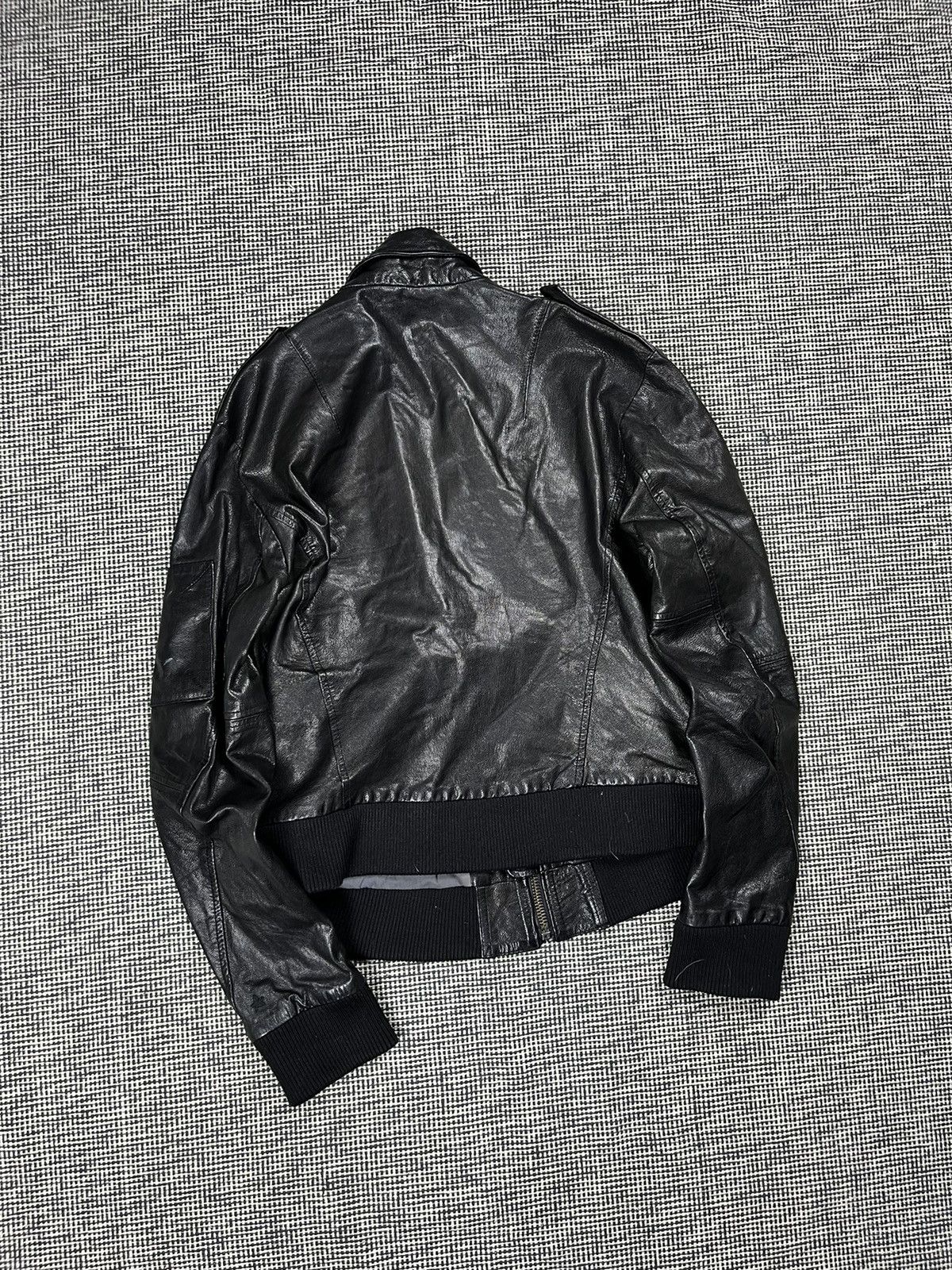 Levi's Levi’s blue rare black leather jacket high quality vintage Size L / US 10 / IT 46 - 2 Thumbnail