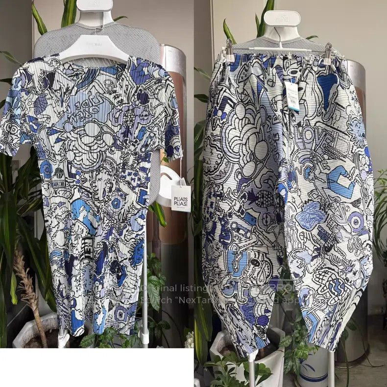 Issey Miyake Issey Miyake size:3 Graffiti Series Carrot Pants Size 31" - 8 Thumbnail