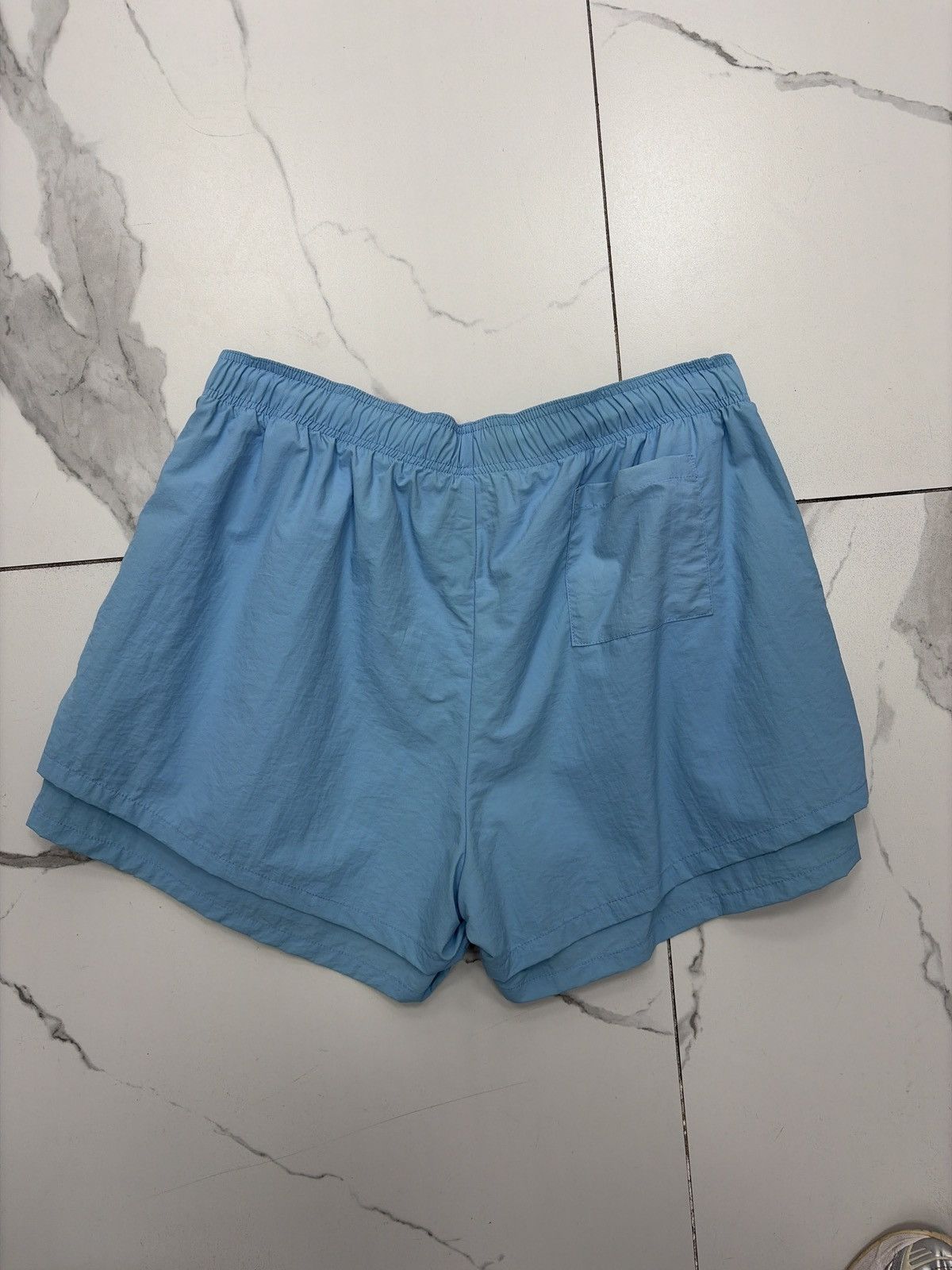 Sp5der Sp5der OG Web Double Layer Short "Light Blue" Size US 40 / EU 56 - 2 Thumbnail
