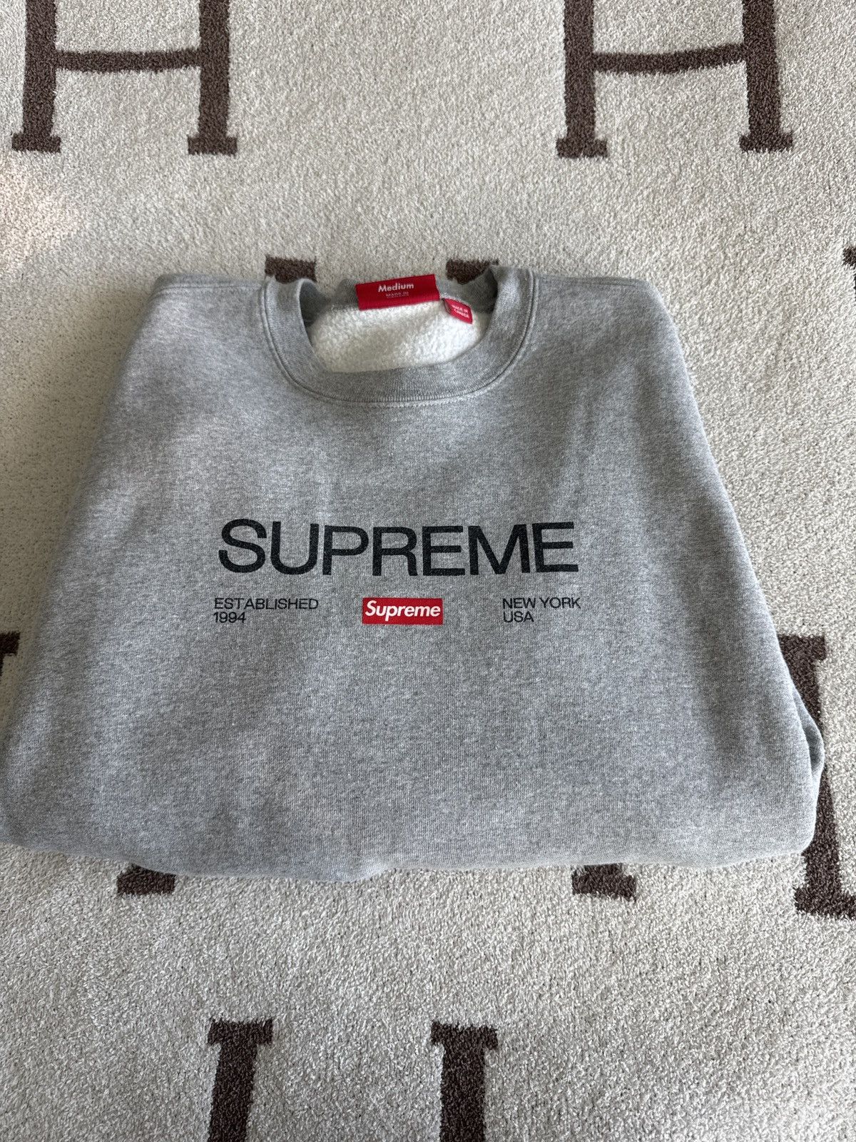 Supreme Supreme Established Crewneck Size US M / EU 48-50 / 2 - 3 Thumbnail